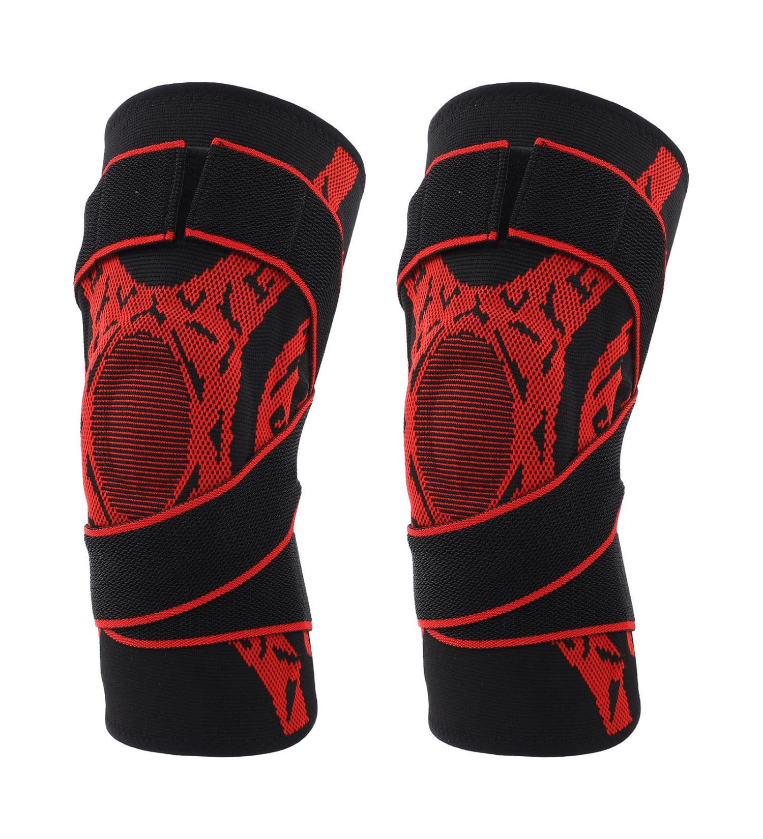 Elastic Knee Compression Sleeve - Breathable Sports Knee Brace for Men & Women | Perfect for Basketball & Running - Buy Online on GoSupps.com
