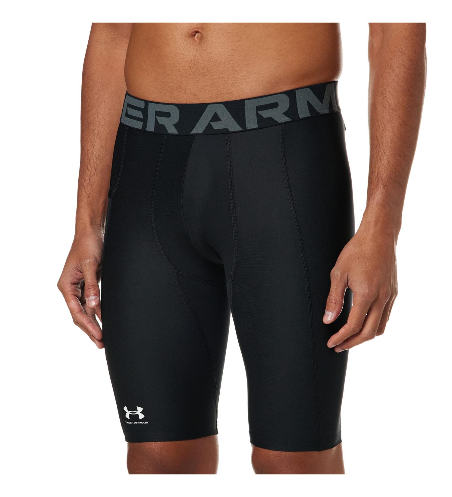 Under Armour Men's HeatGear Long Shorts Black/Pitch Gray - Large - Buy Online on GoSupps.com