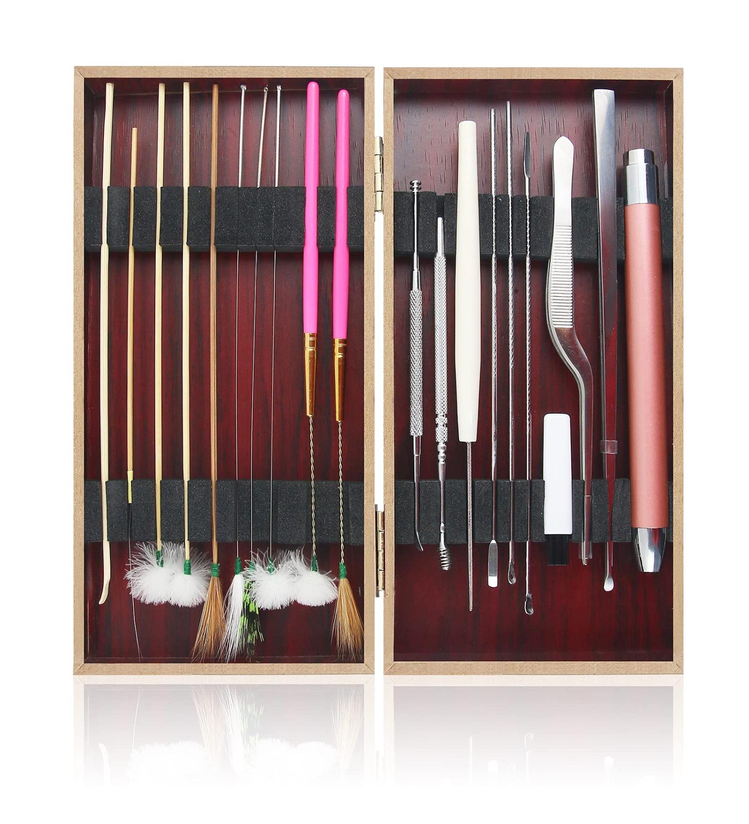 20Pcs Earwax Removal Kit for Adults and Children - Luminous Ear Picks and Brushes for Effective Ear Cleaning - Buy Online on GoSupps.com