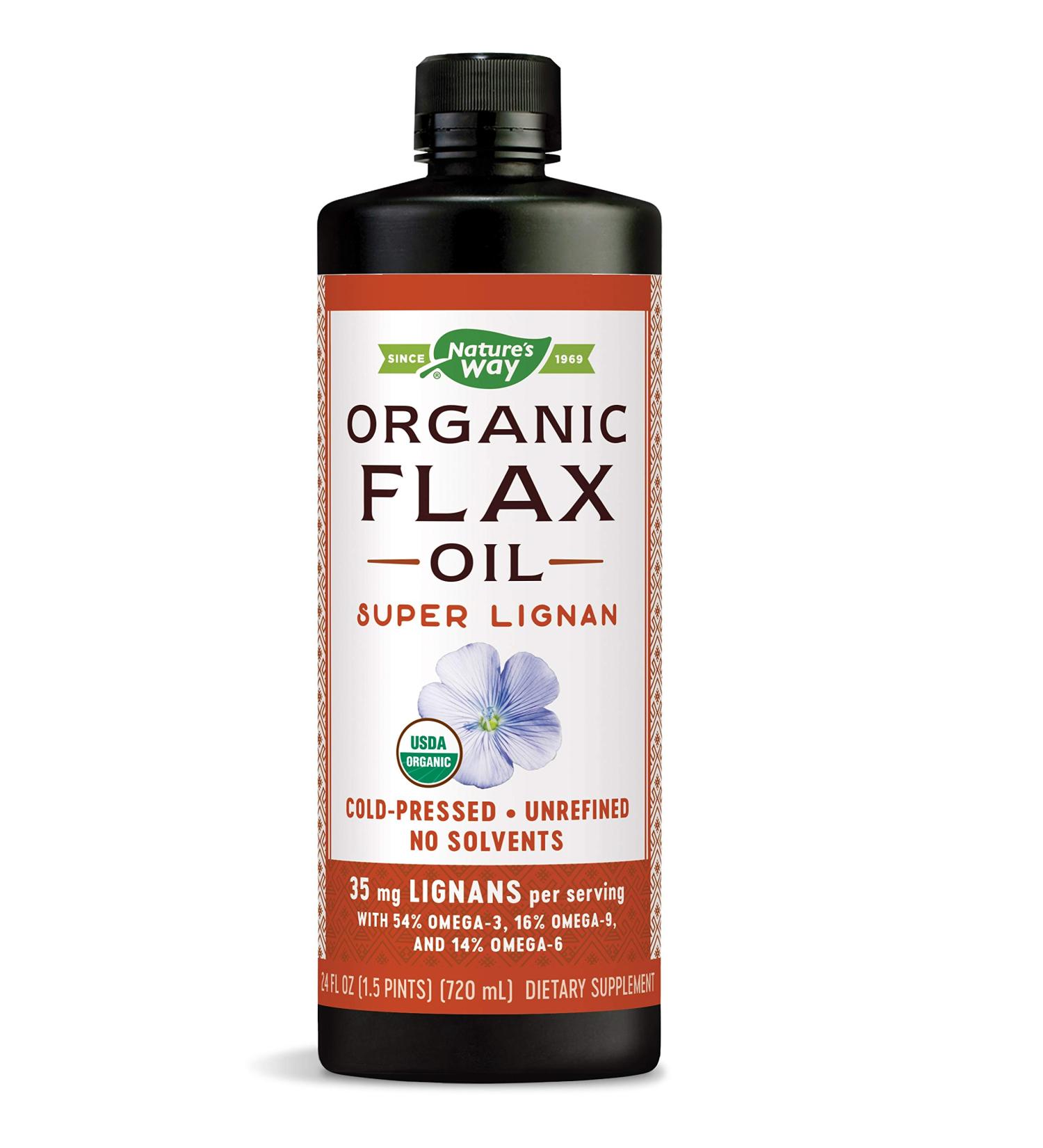 Buy Nature's Way Organic EfaGold Flax Oil Super Lignan 24 fl oz - Premium Omega-3 Supplement - Buy Online on GoSupps.com