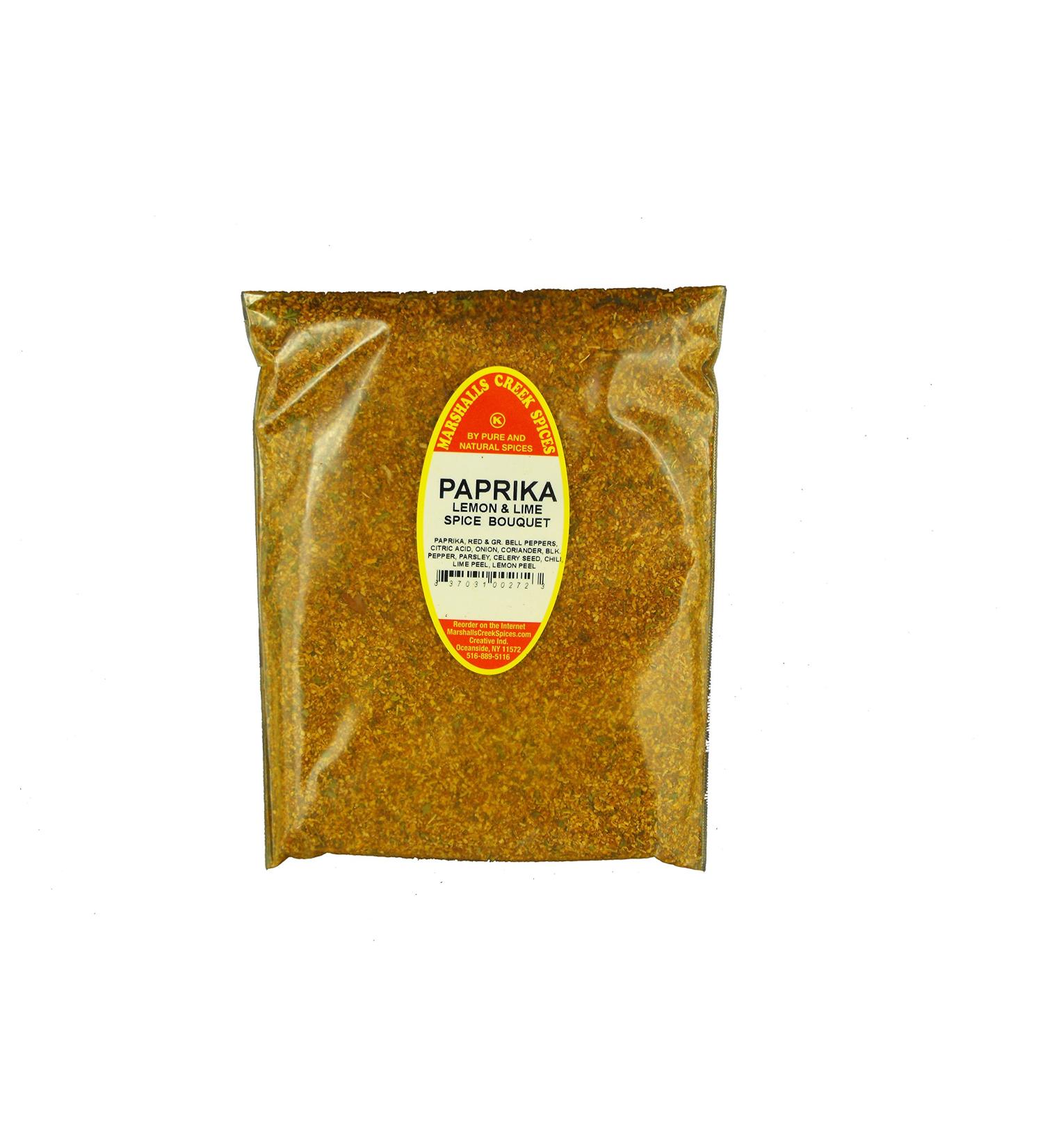 Marshalls Creek Spices Marshalls Creek Kosher Spices XL Lemon Pepper Seasoning No Salt Refill 8 Oz. 8 ounces Black Pepper Pepper 8 Count (Pack of 8)