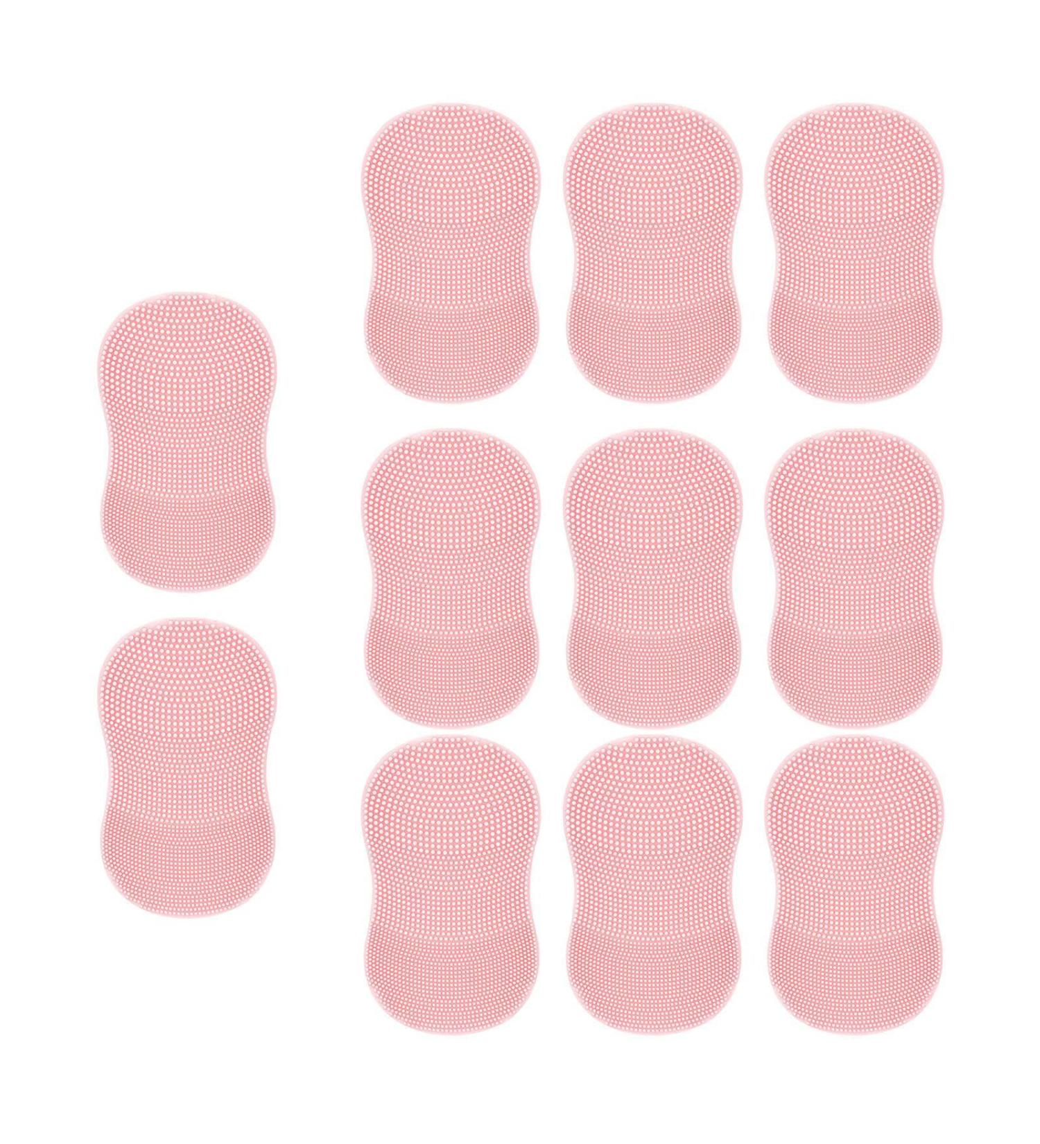 Face Cleansing Brush Small Deep Cleaning Face Brush Silicone Scrubber - Ergonomic Grip Women Men Face Scrubber for Massaging for Travelling Dormitory Pink - Buy Online on GoSupps.com