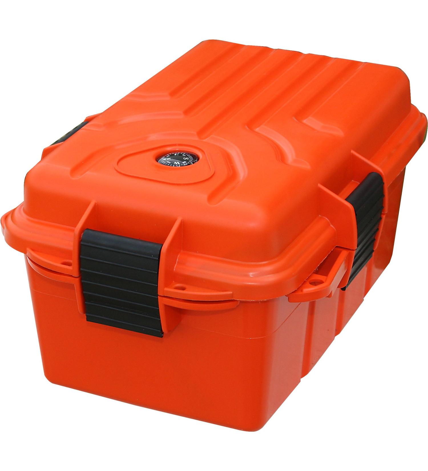 MTM Survivor Dry Box - Orange Large | Waterproof Storage Container - Buy Online on GoSupps.com