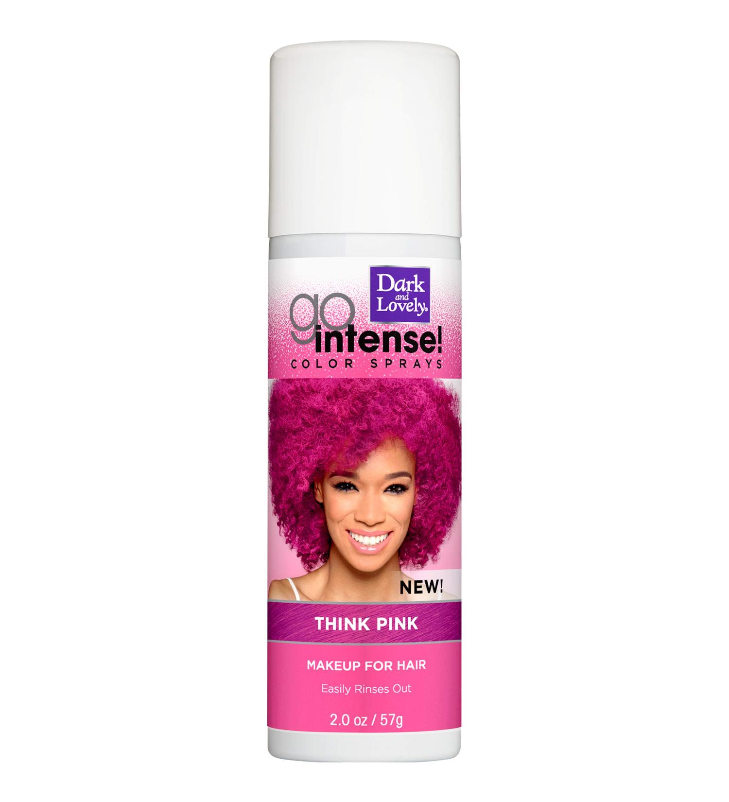 SoftSheen-Carson Dark and Lovely Go Intense Color Spray - Vibrant Temporary Pink Hair Color for All Hair Types Even Dark Hair | Shop Now - Buy Online on GoSupps.com