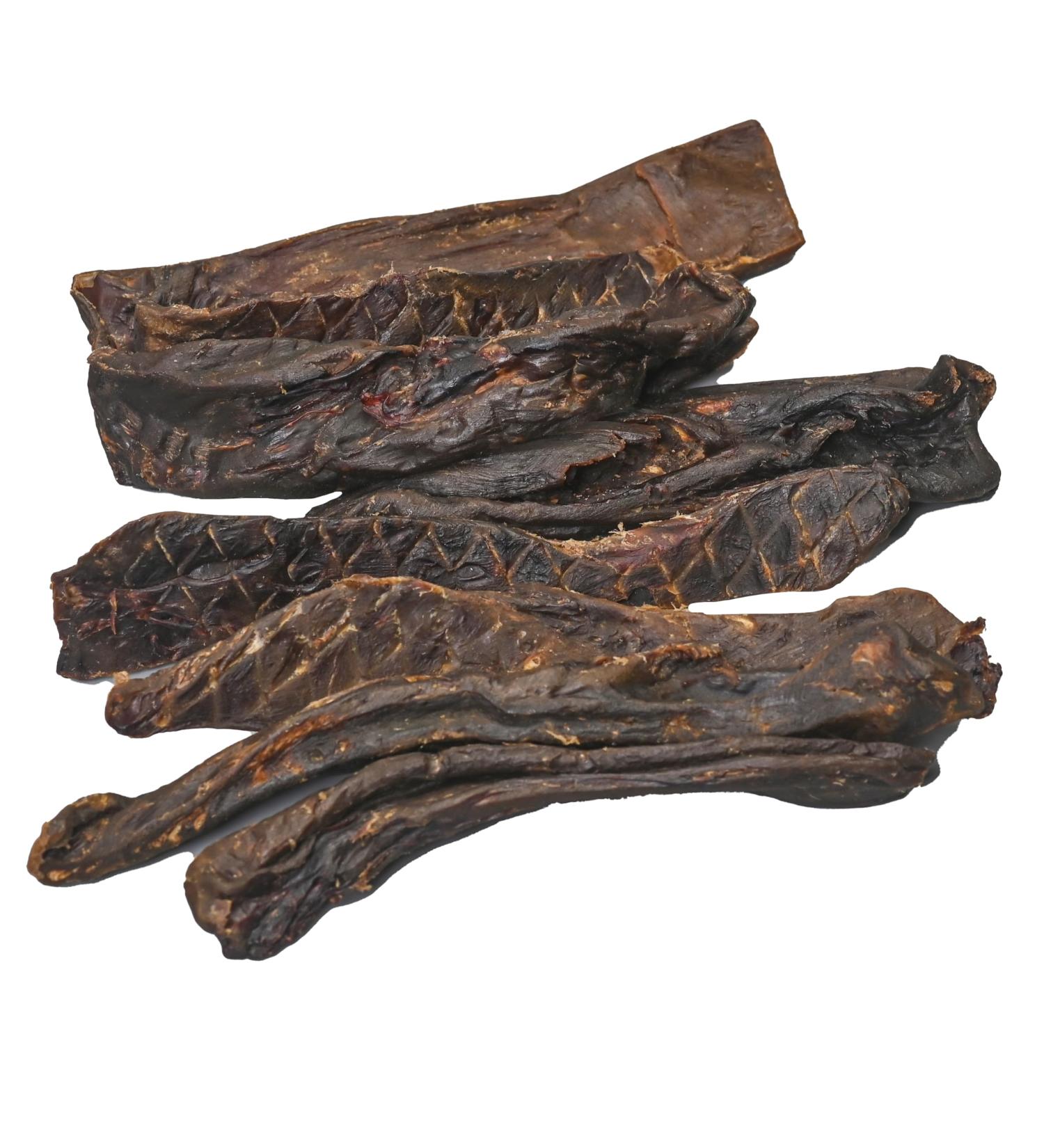 Buffalo Heart Jerky - 300 Grams - 100% All-Natural Single Ingredient Grass-Fed Free-Range Premium Buffalo Dog Treats - Air Dried Healthy Dog Chews - Buy Online on GoSupps.com