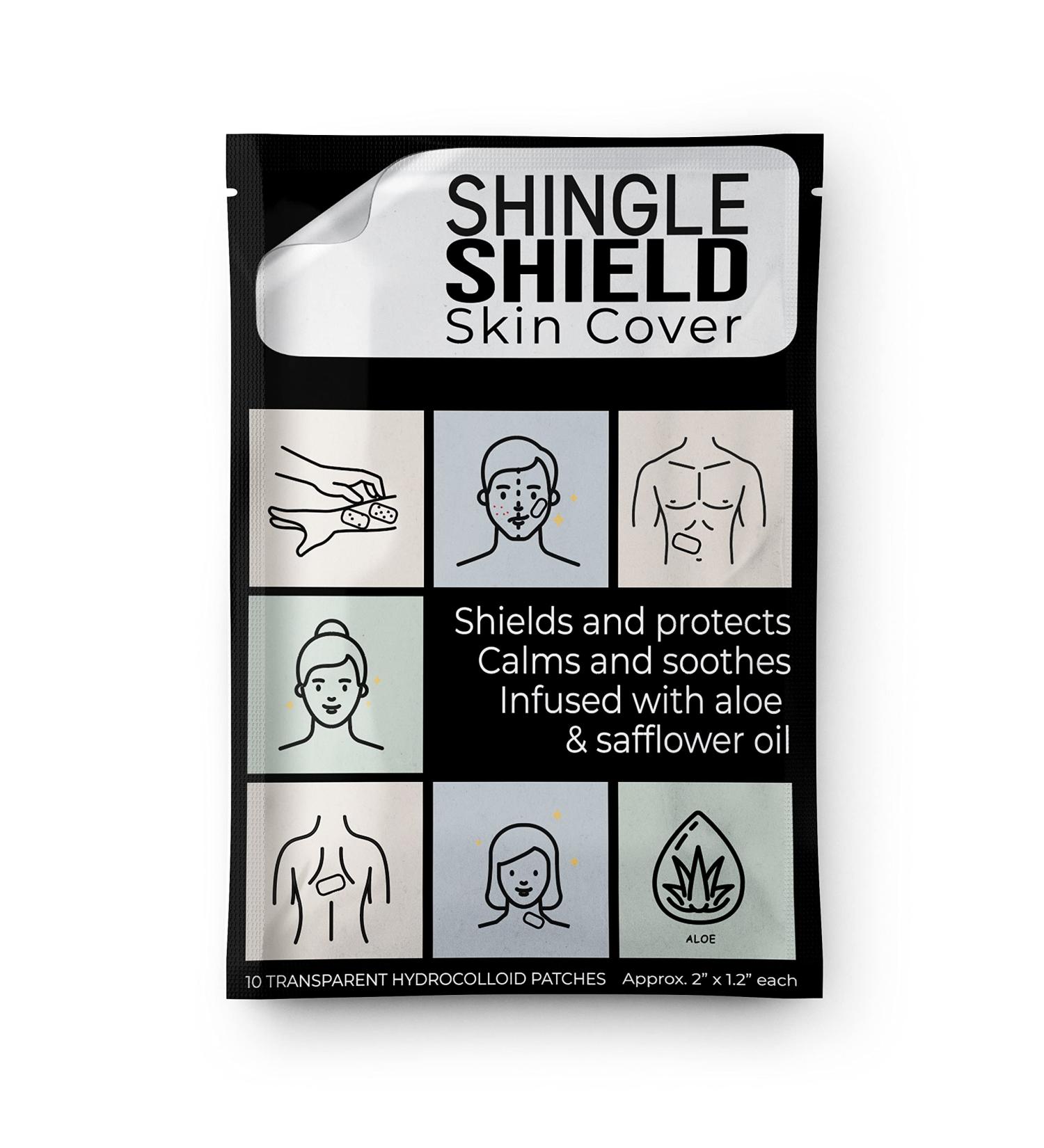 ShingleShield Treatment Patch - Natural Relief for Shingles Blister Pain and Rash - Buy Online on GoSupps.com