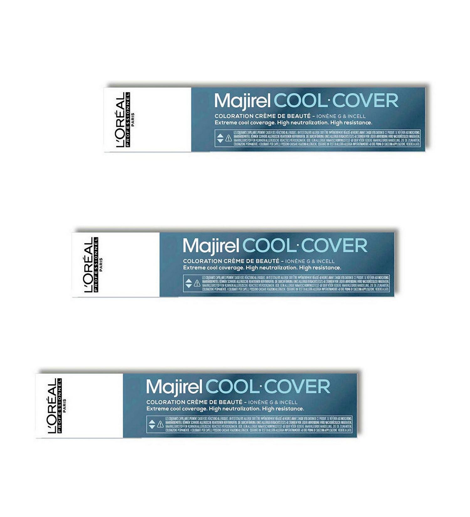 Loreal 3 Pack Loreal Majirel Cool Cover 50ml 9 11 CC Very Light Blonde Deep Ash