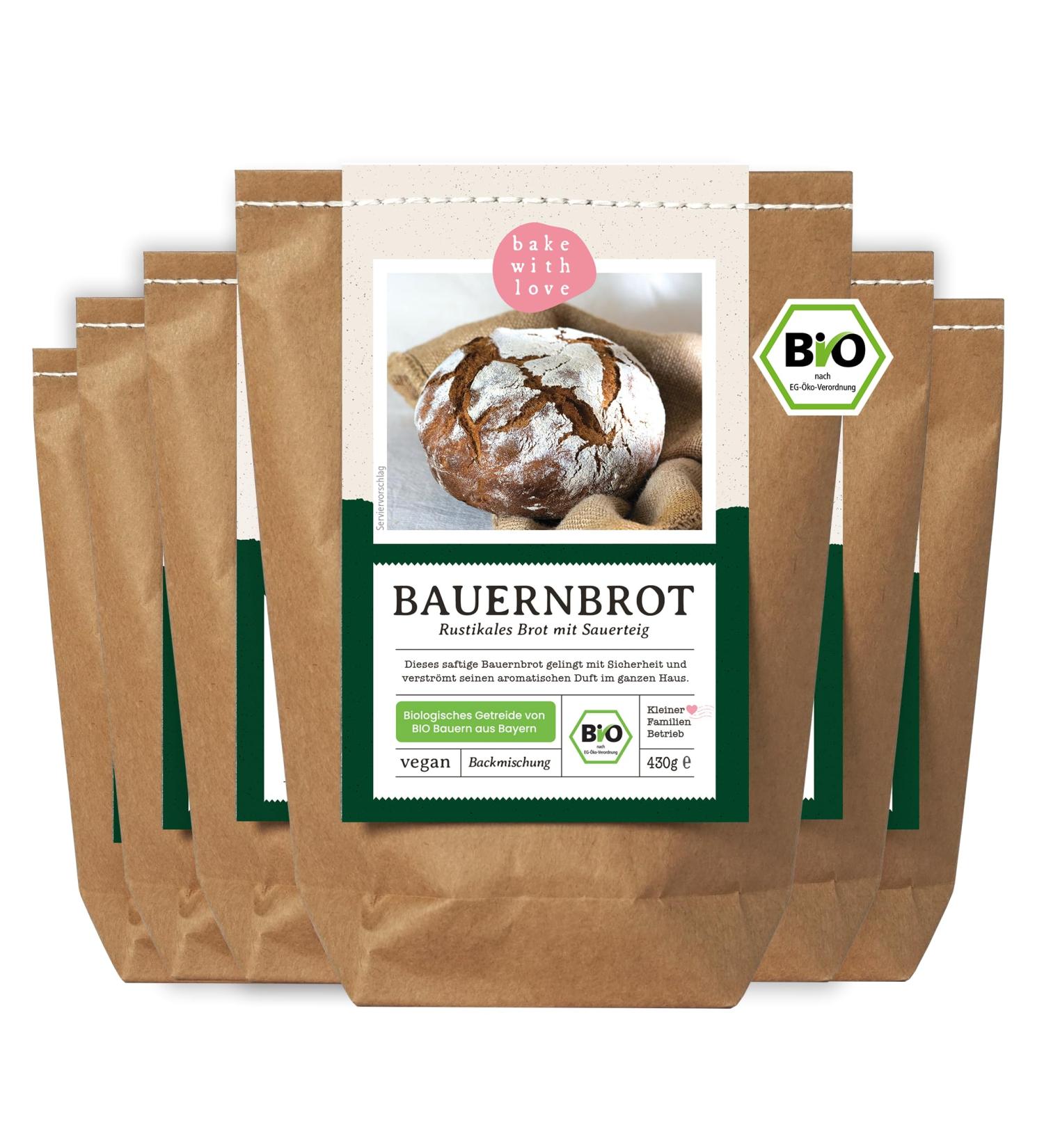 Buy Farm Bread Organic Baking Mix - Sourdough Bread Baking Maker - 6 Pack for Fresh Homemade Bread - Buy Online on GoSupps.com