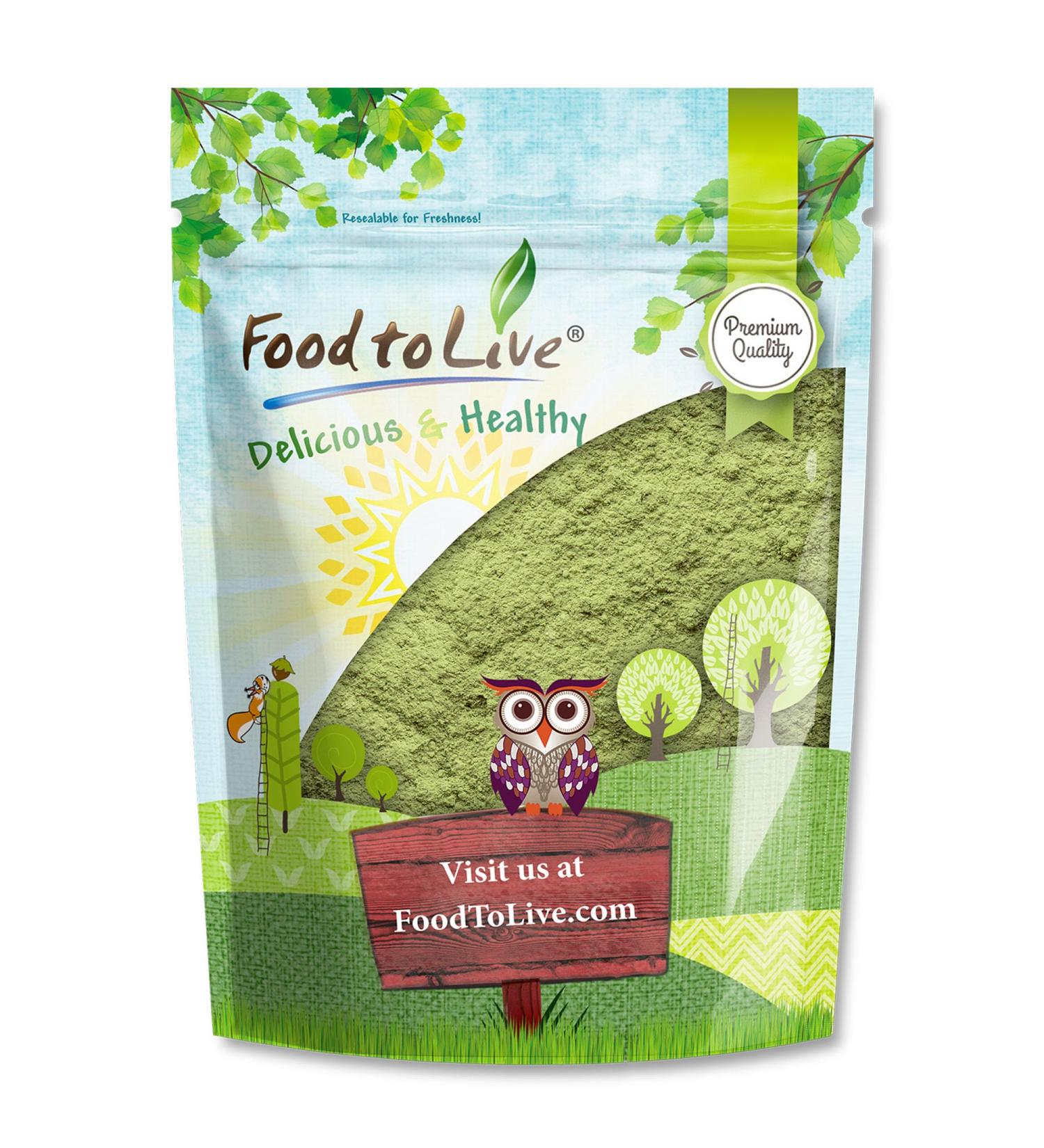 Food to Live Broccoli Powder 1 Pound Nutrient-Rich Green Superfood for Smoothies Shakes and Cooking High in Fiber Vitamins and Antioxidants Vegan Kosher Bulk 16 Ounce (Pack of 1) - Buy Online on GoSupps.com