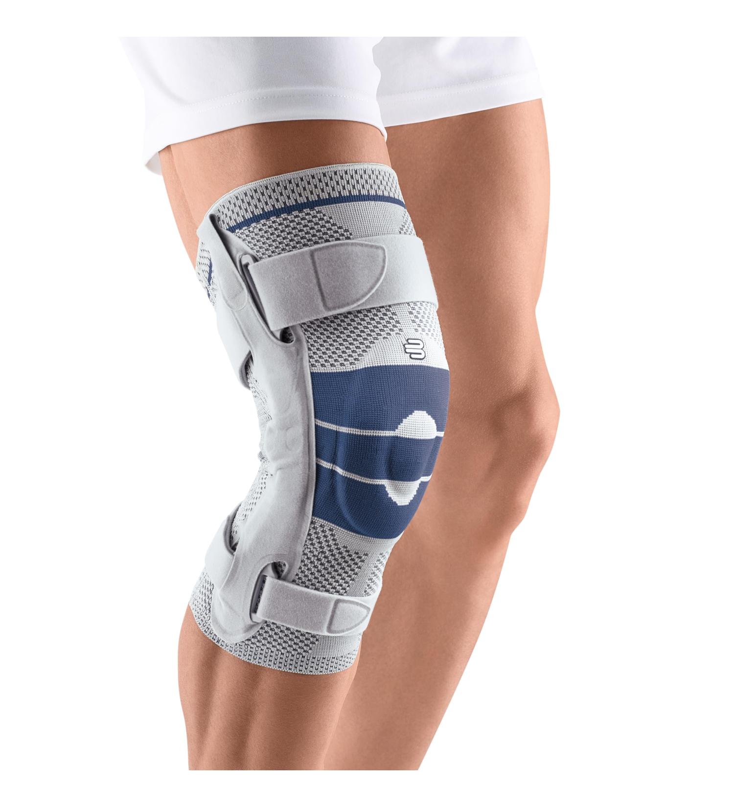 Bauerfeind GenuTrain S Hinged Knee Brace - Advanced Knee Support & Stability - Titanium - Size 3 Left - International Shipping Available - Buy Online on GoSupps.com