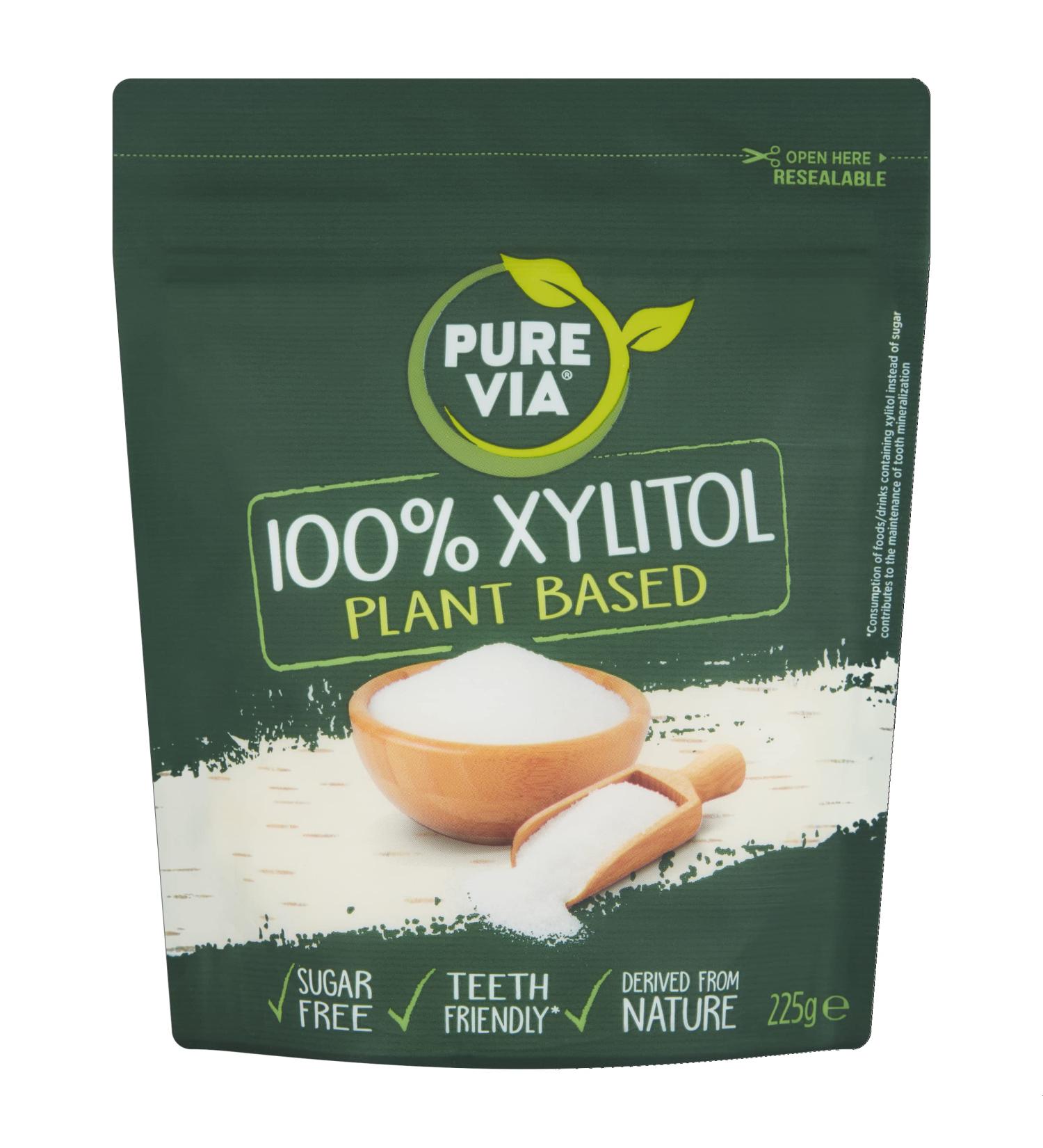 PURE VIA 100% XYLITOL 225G