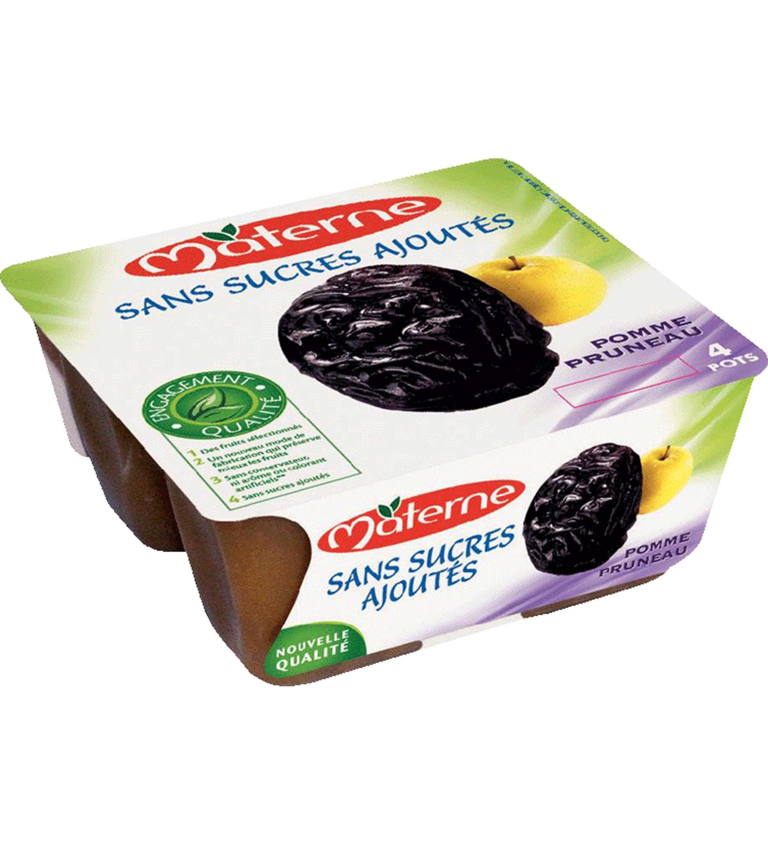 Materne Materne Apple Plum Fruit Dessert 4 x 100 g