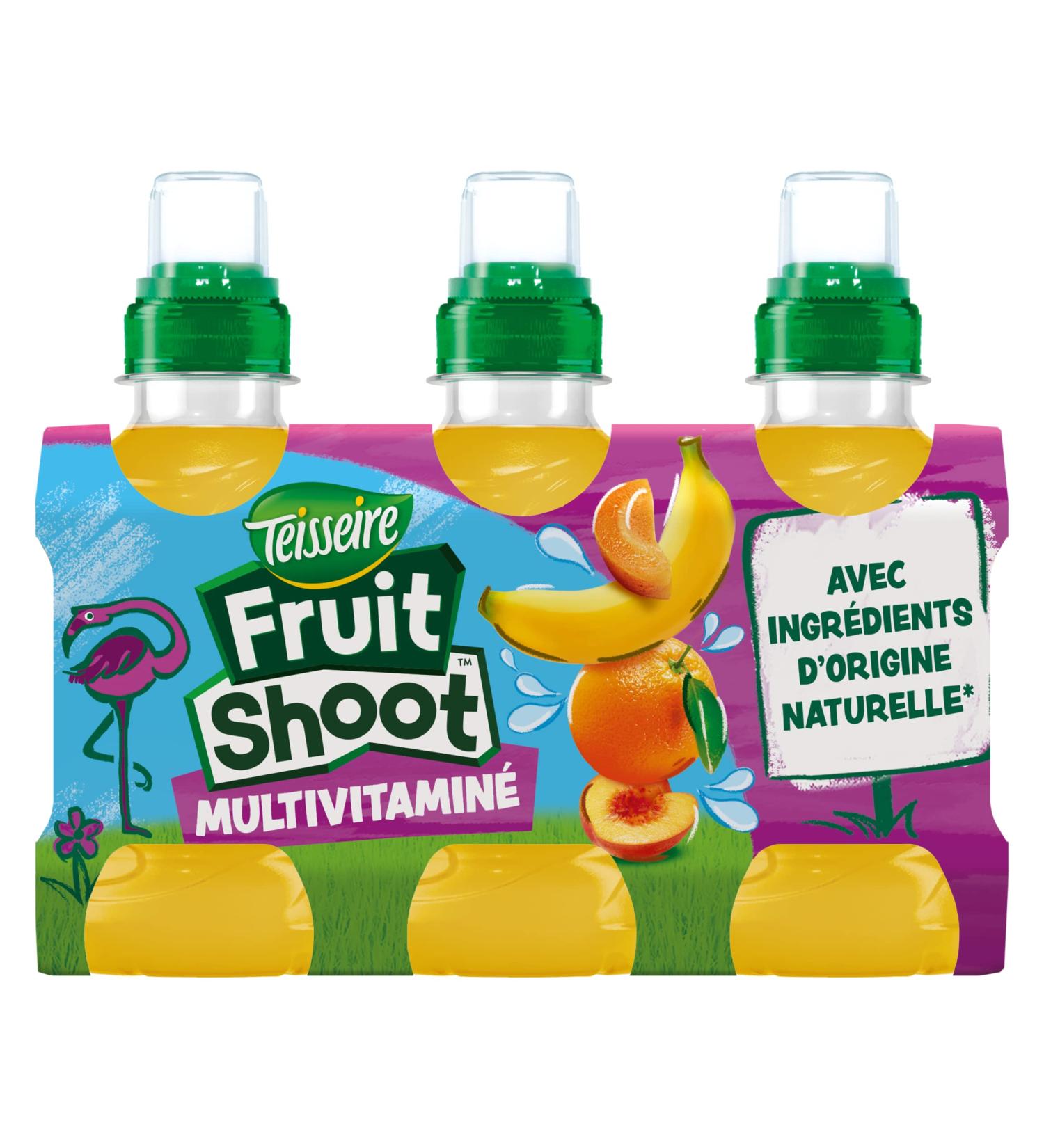 Teisseire Fruit Shoot Multivitamin 6 x 20 cl bottles - Buy Online on GoSupps.com