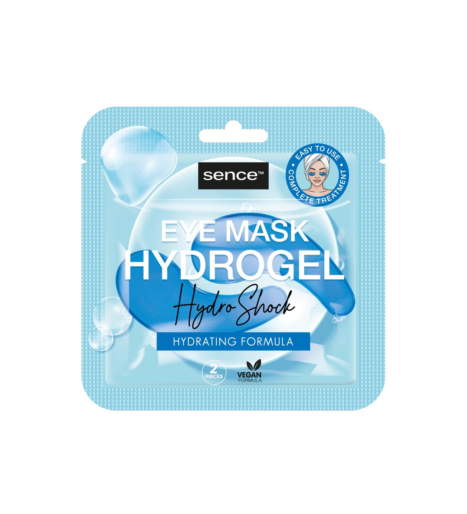  Sence Sence Hydro Shock Eye Mask with hydrogel vegan cosmetic eye pads for facial care and cleansing skincare for women and men (3 x 2 pads blue) - Buy Online on GoSupps.com