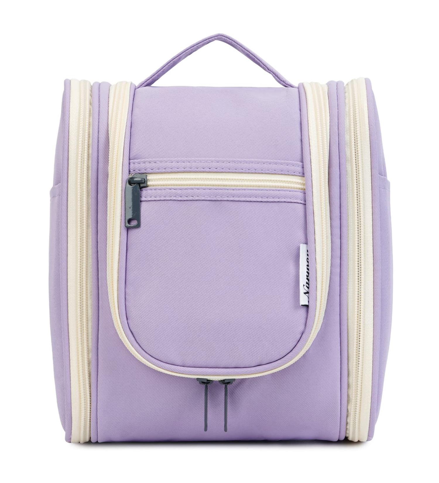 Women's Travel Hanging Toiletry Wash Bag - Light Purple Medium Size - Buy Online on GoSupps.com