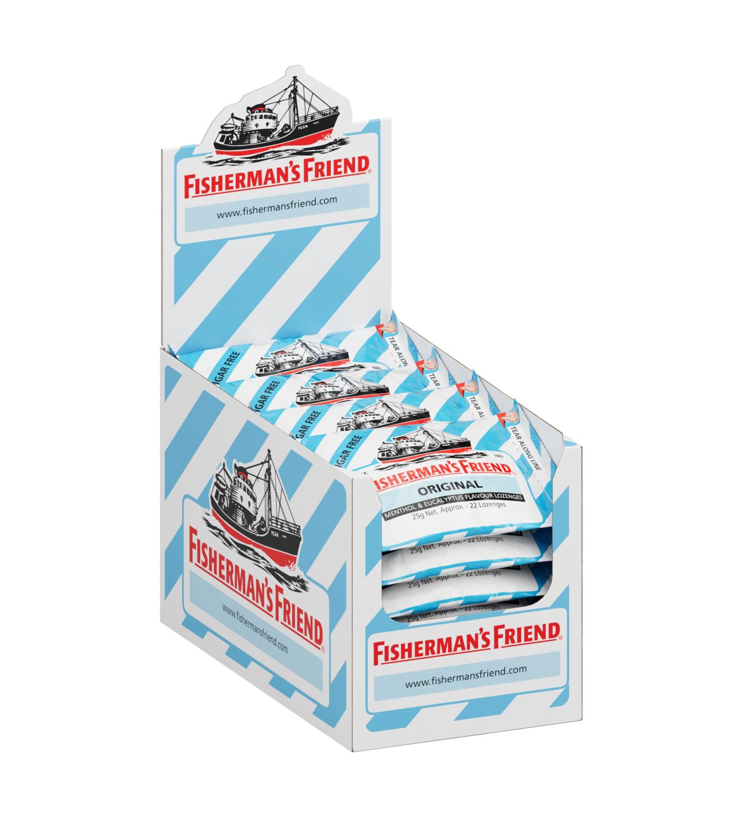 Fisherman's Friend Fisherman's Friend Original sugar-free compressed caramel without sugar - 24 units of 25 g. (total 600 g)