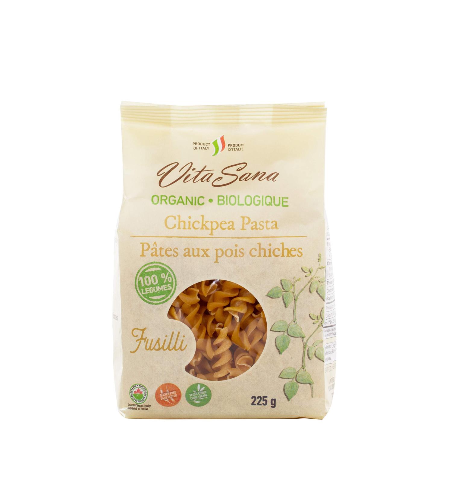 Vita Sana Organic Chickpea Fusilli 225 Grams - Buy Online on GoSupps.com