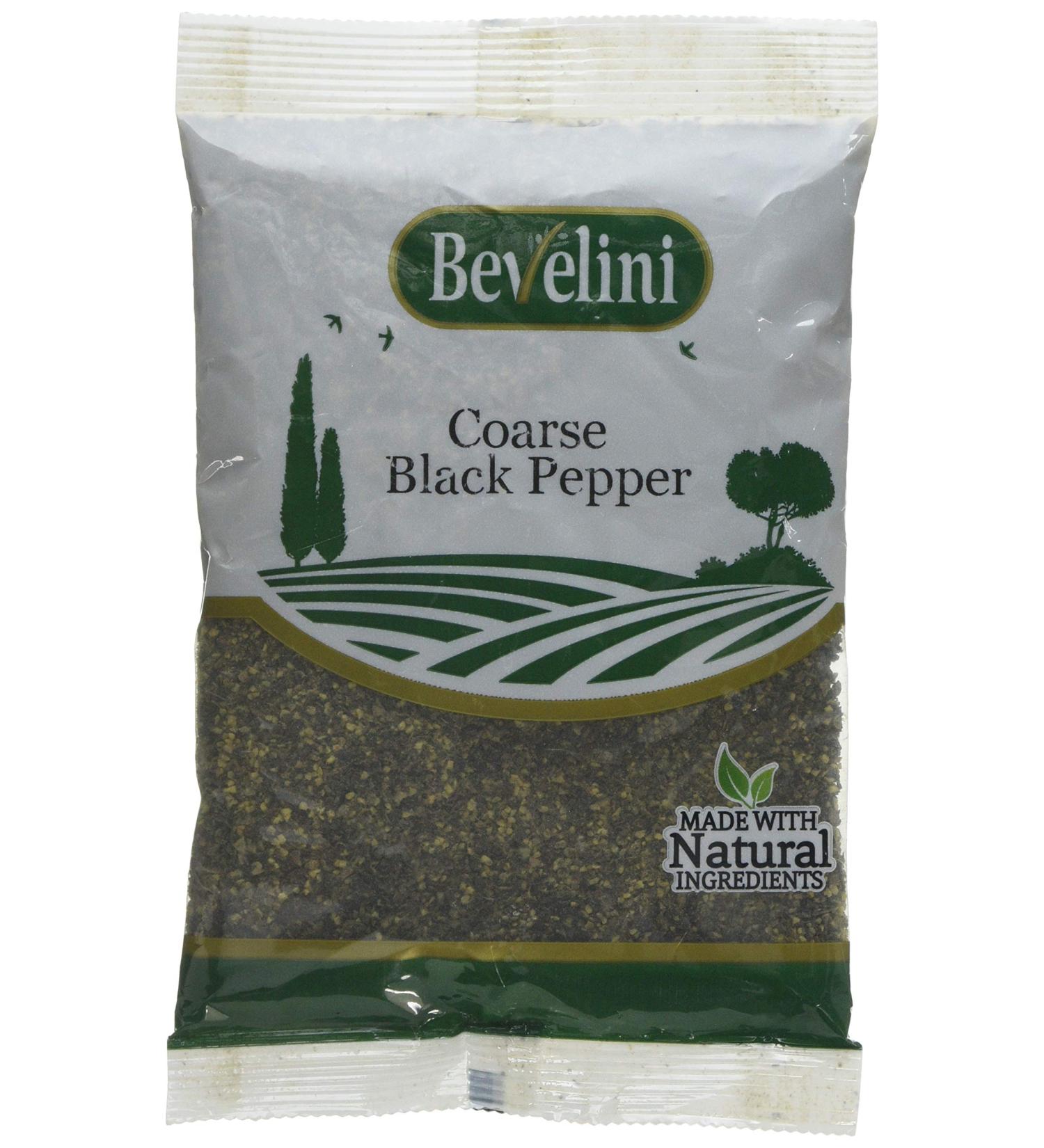 Bevelini Coarse Black Pepper 100g - Premium Quality Spice for Flavorful Cooking - Buy Online on GoSupps.com