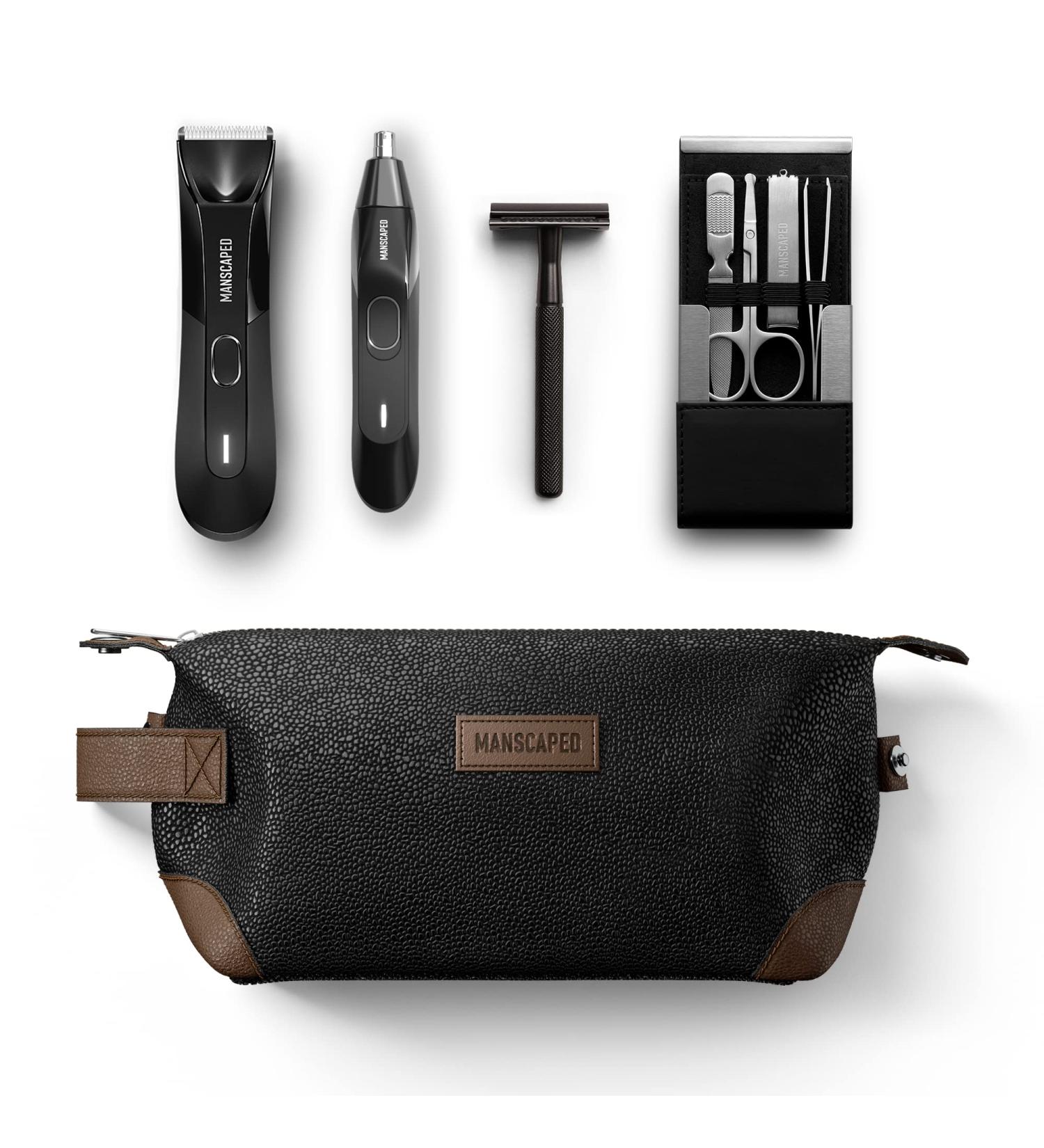 MANSCAPED The Tool Box 4.0: Electric Trimmer, Weed Whacker, Nose & Ear Hair Trimmer, Nail Kit, Toiletry Bag - Buy Online on GoSupps.com