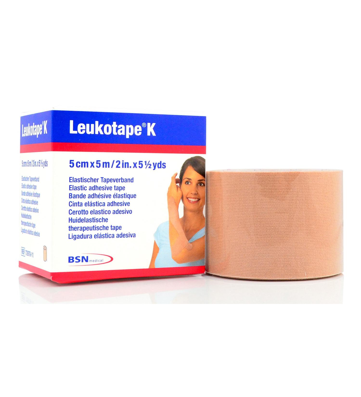 Leukotape K Kinesiology Tape (Tan 5cm x 5m) by BSN Medical