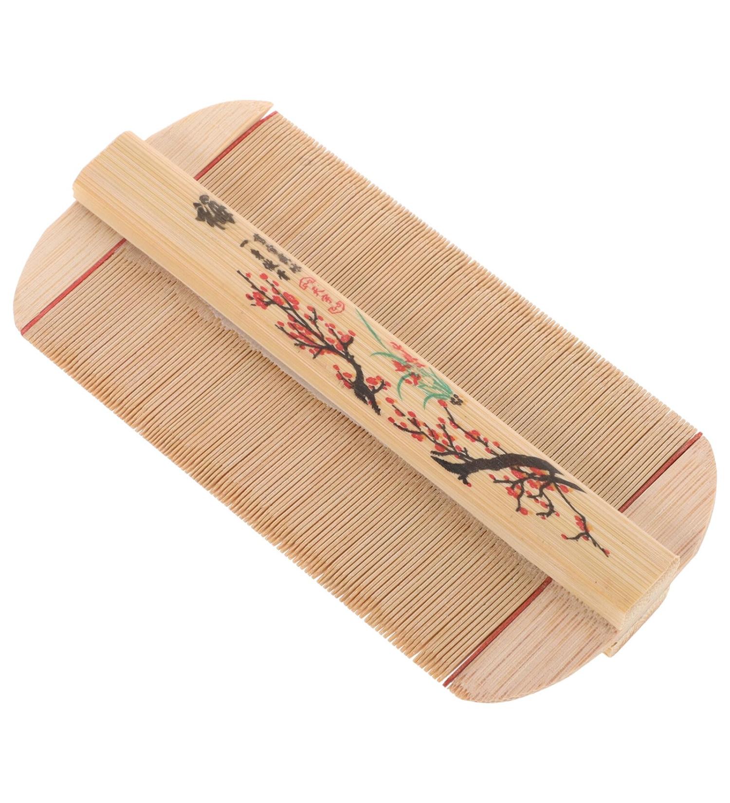 Peigne Dents Fines Double Face En Bambou Lot Outil Antipelliculaire D licat Entretien Nettoyage Cuir Chevelu Poux Peigne Vintage Pour Animaux Et Usage Personnel - Buy Online on GoSupps.com