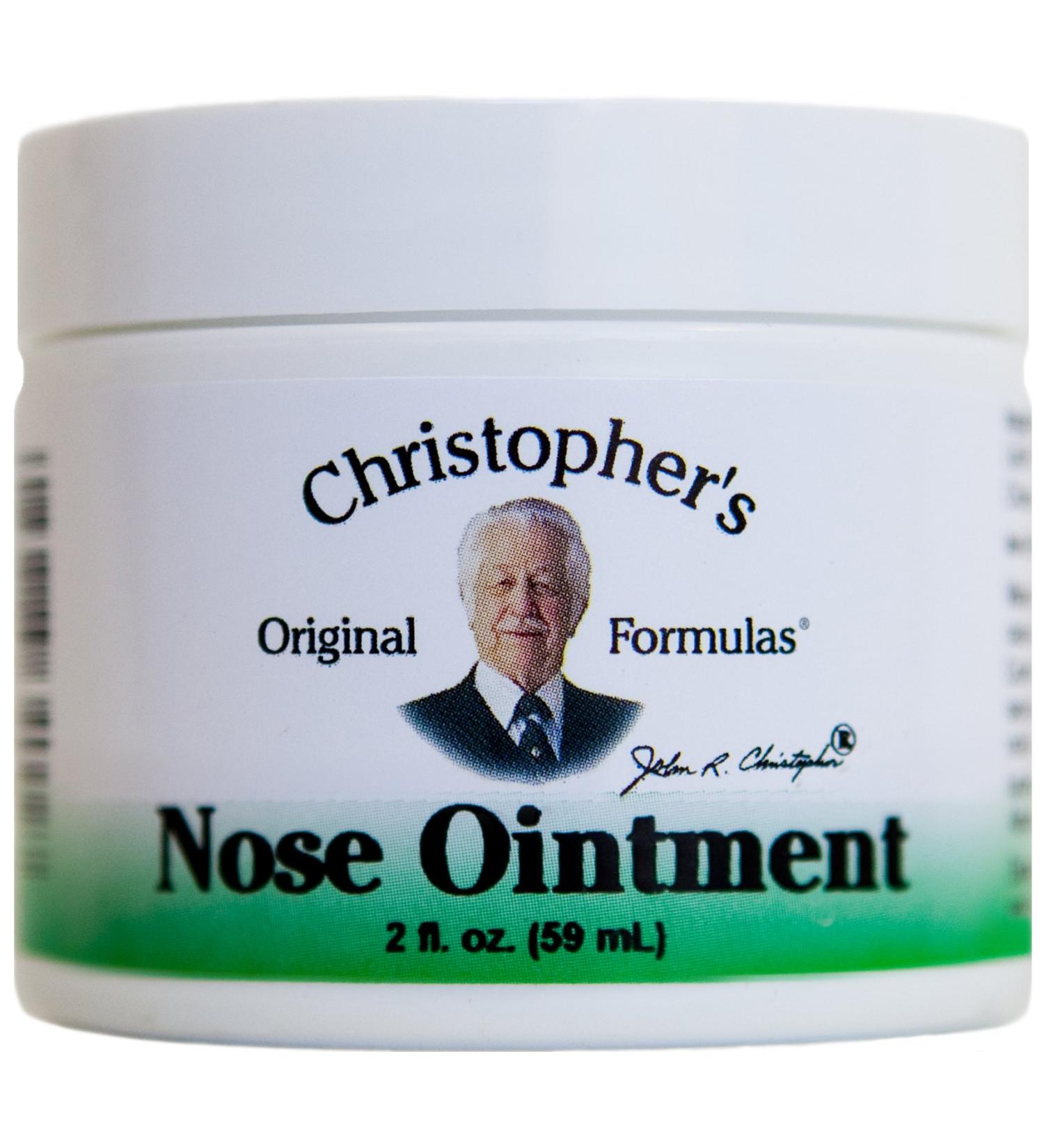 Dr. Christopher's 2 oz Nose Ointment - Natural Relief for Nasal Congestion - Buy Online on GoSupps.com