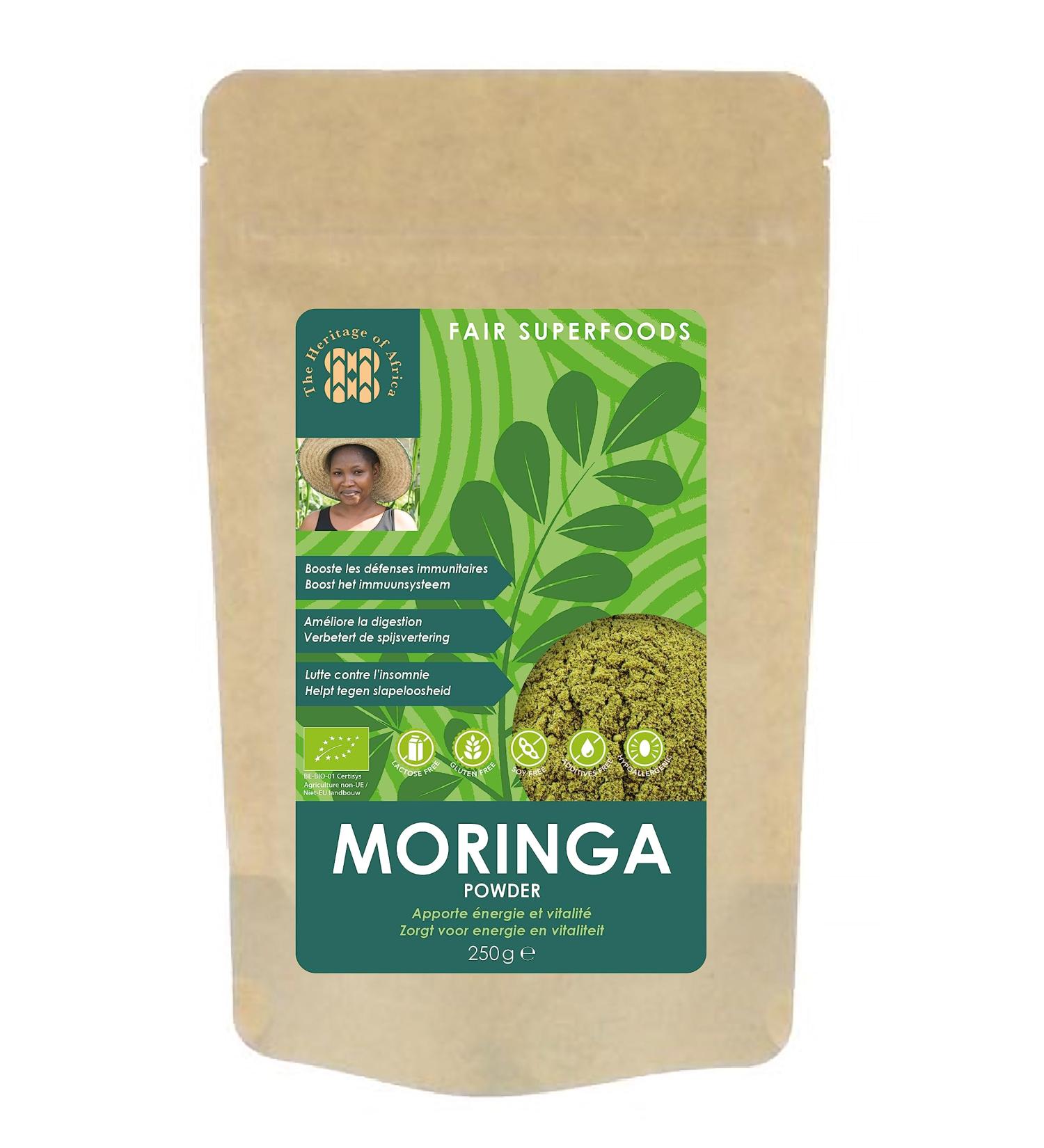  The Heritage of Africa Organic Moringa Powder - Buy Online on GoSupps.com