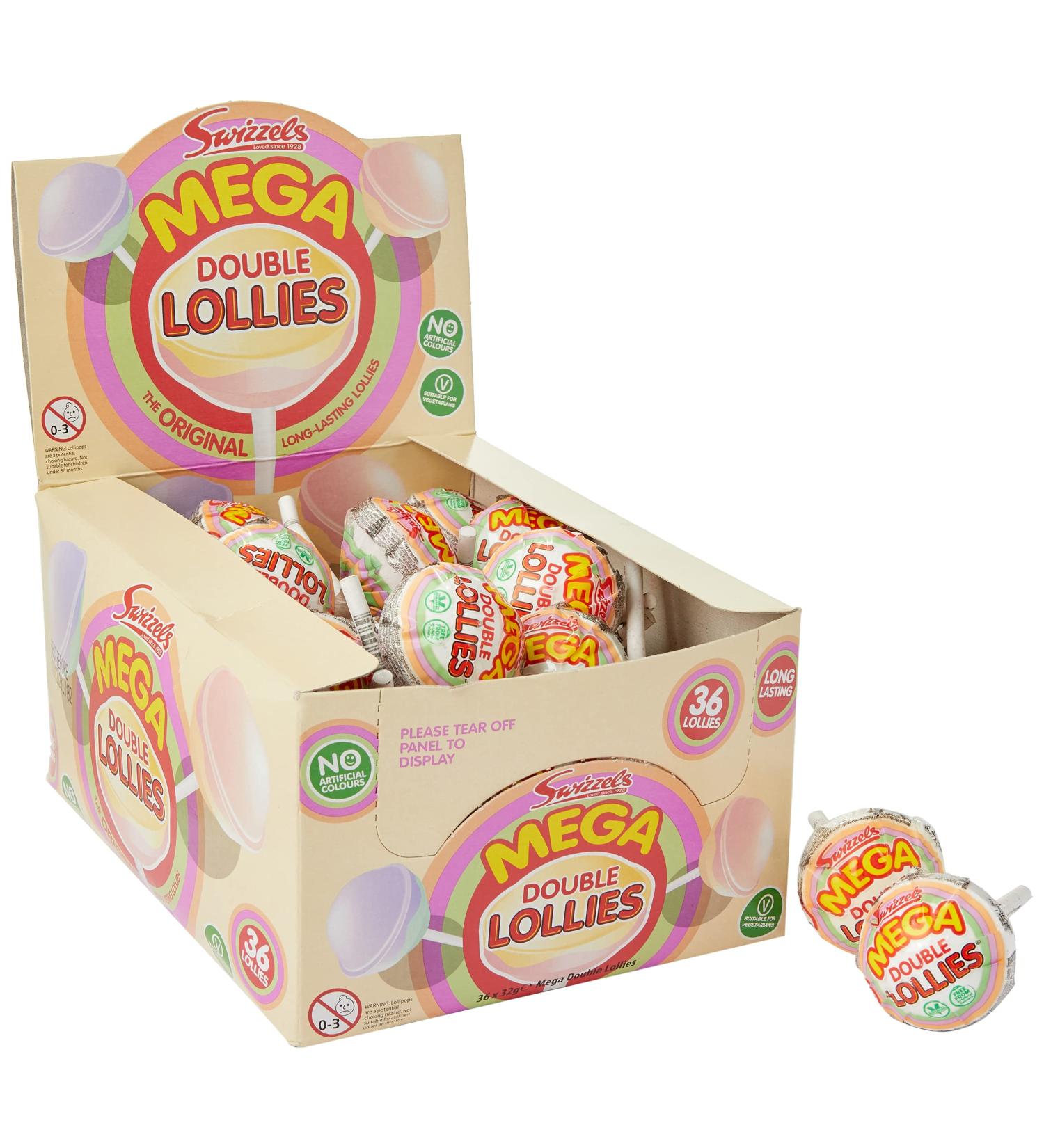 SWIZZELS MEGA DOUBLE LOLLIES single - Buy Online on GoSupps.com