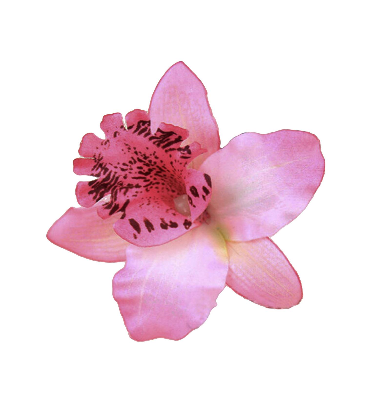 Diawell Pink Orchid Hair Clip - Elegant Flower Blossom Corsage Accessory for Any Occasion | International Shipping - Buy Online on GoSupps.com