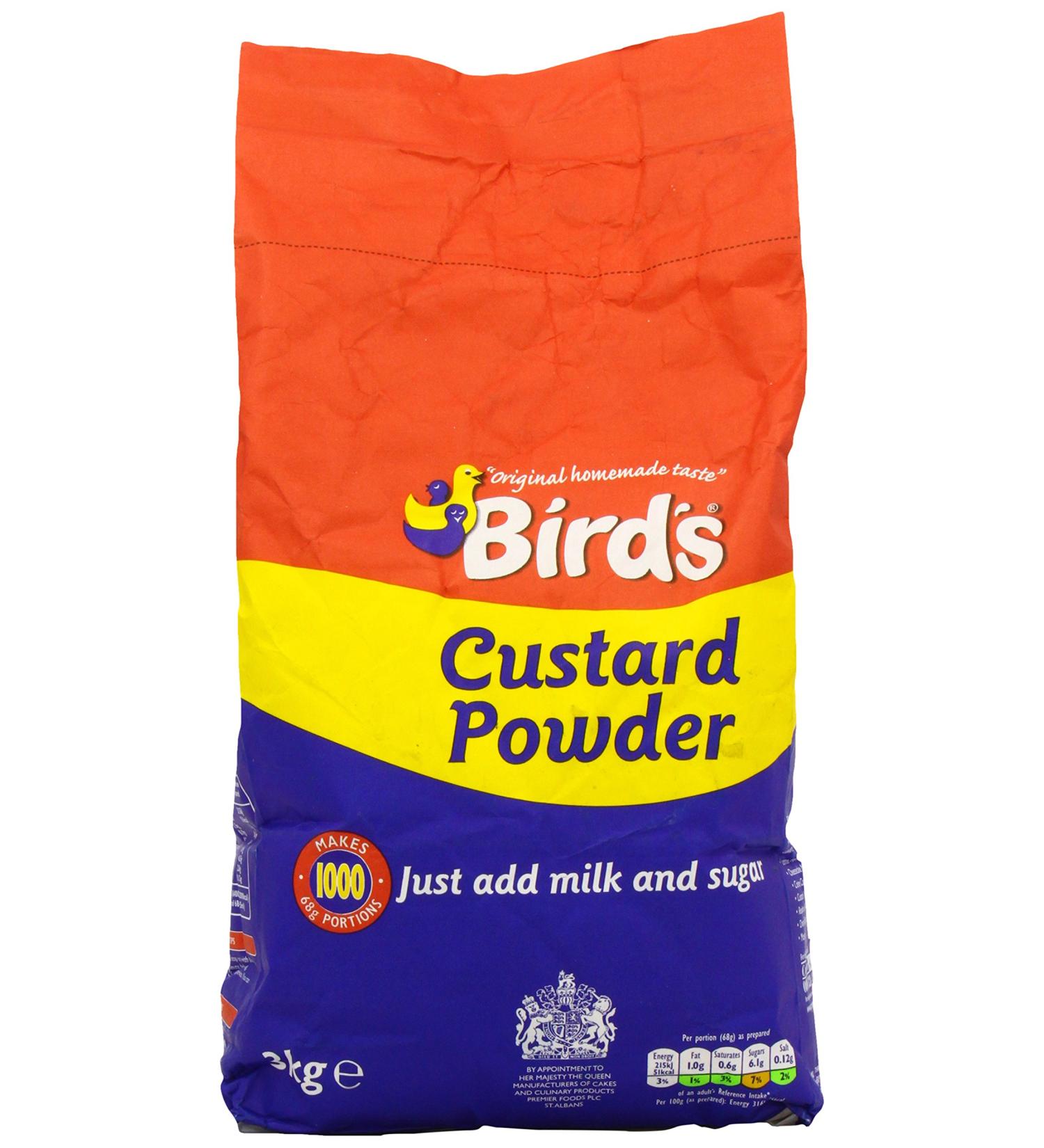 Bird's Original Homemade Taste Instant Custard Powder Dessert Mix - 3 Kg Tub - Buy Online on GoSupps.com