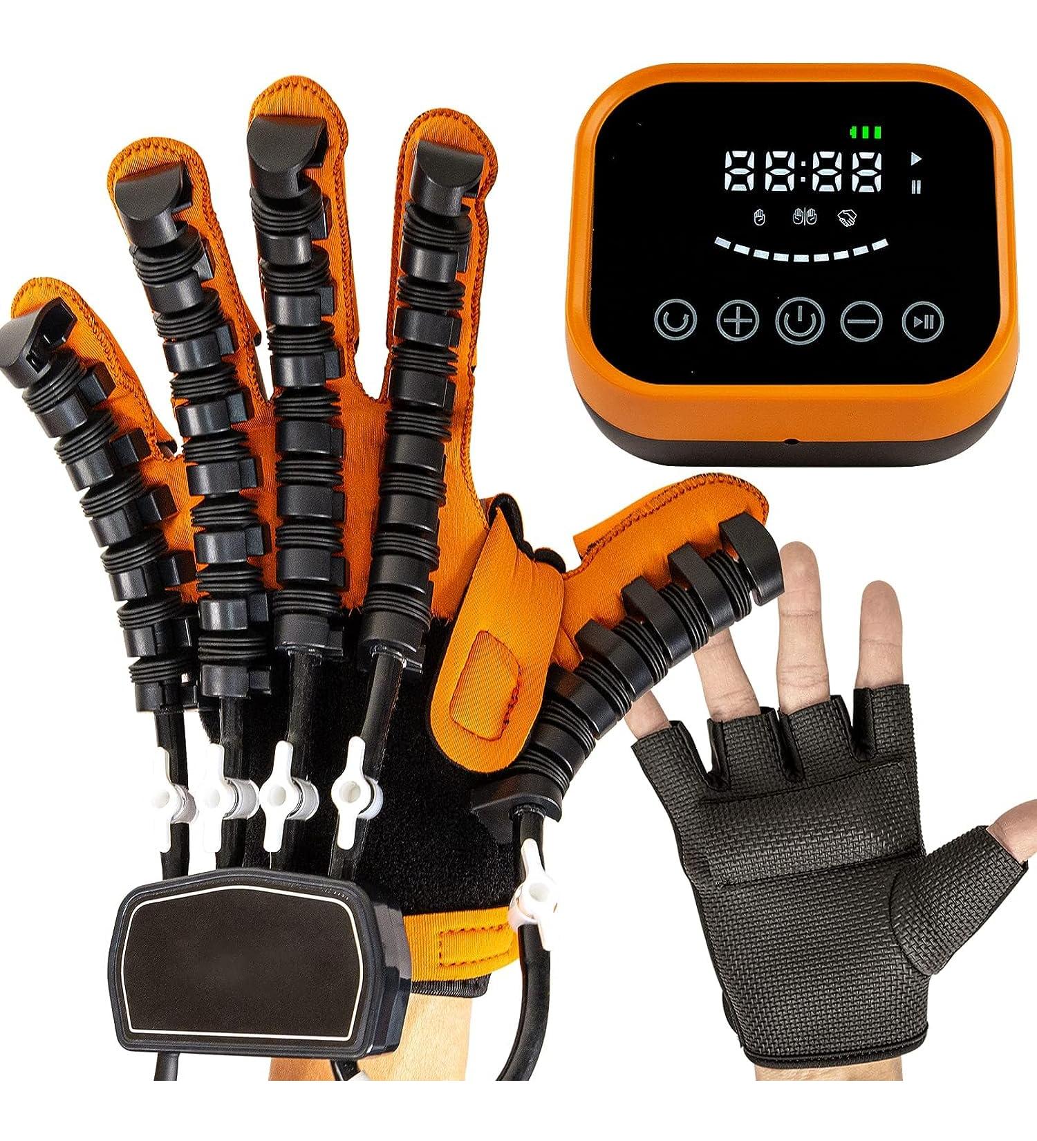 Hand Robotic Rehabilitation Device Robotic Hand for Stroke Patients Robotic Gloves for Stroke Rehab LCD Display and Touch Keys Relieve Hand Stiffness for Relief Cramps Left S - Buy Online on GoSupps.com