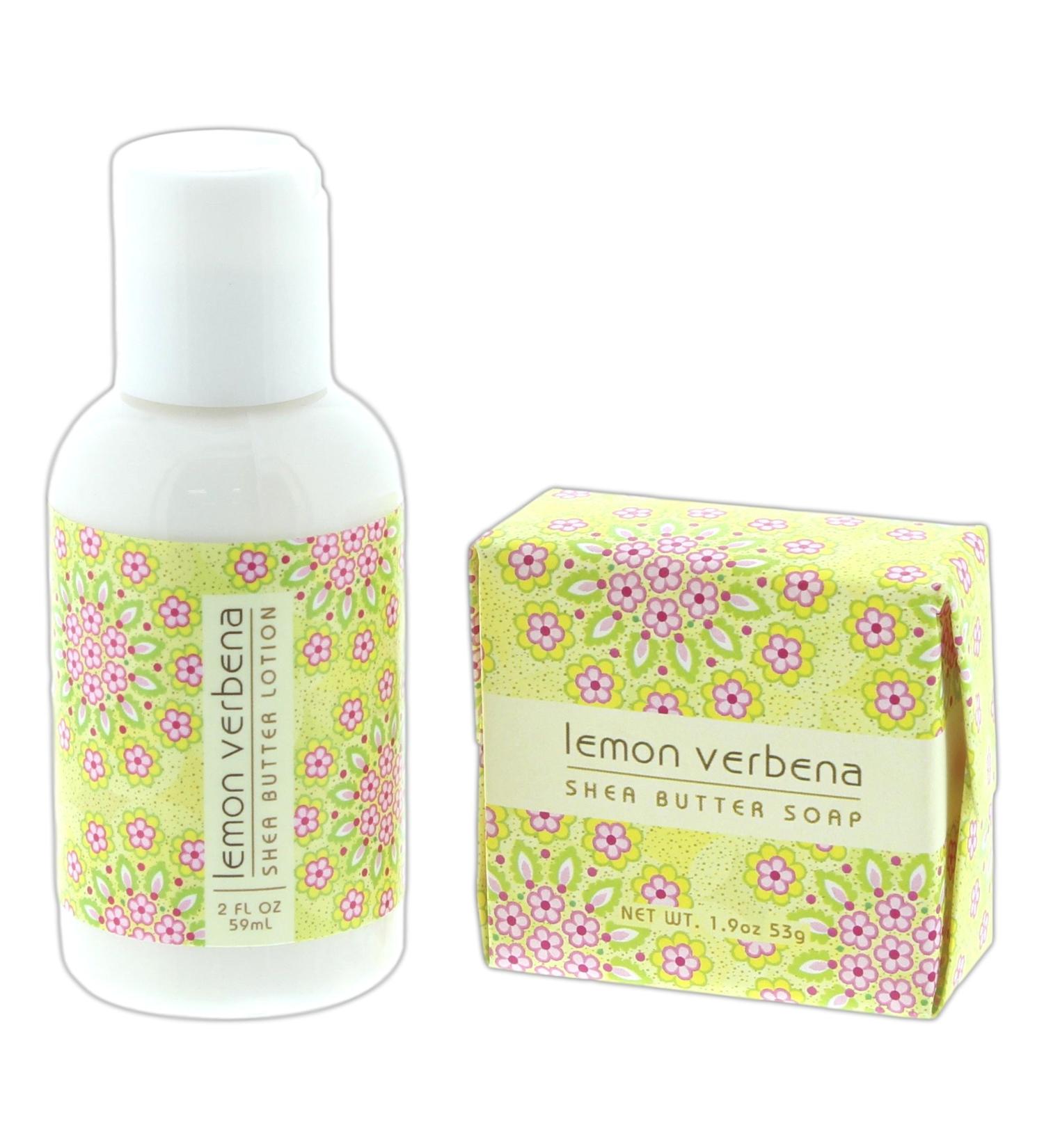 Bundle of 2 Greenwich Bay Lemon Verbena Products - Shea Butter Soap & Lotion