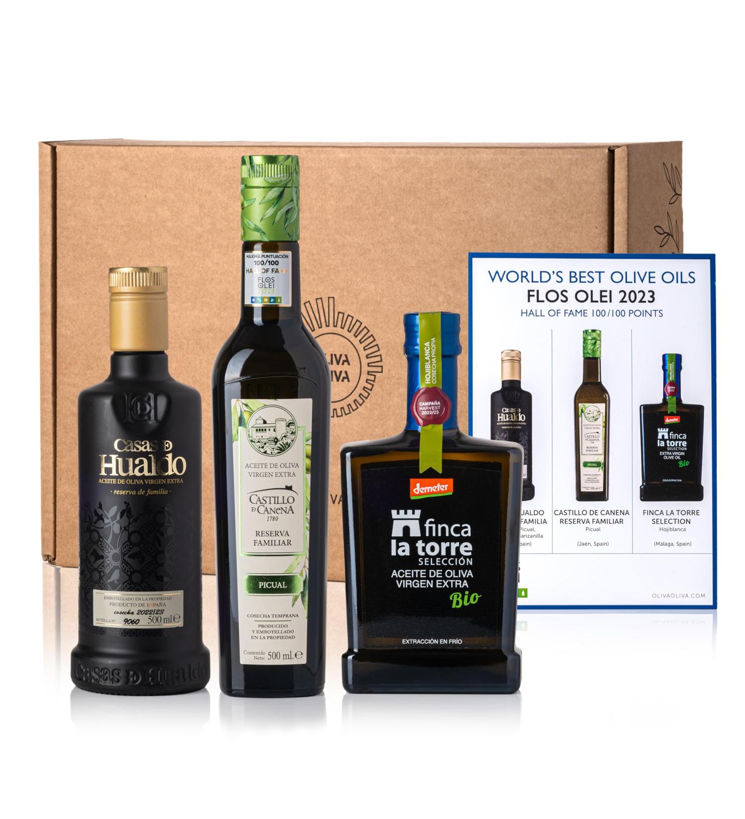 Best Oils of the World Flos Olei 2023 - Gift Box 3x500 ml - Buy Online on GoSupps.com