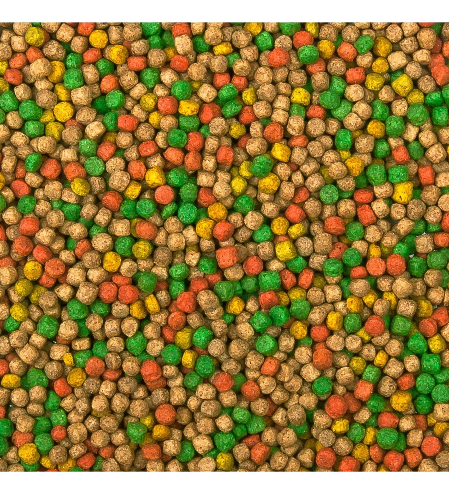 Multi-Mix KoiFutter 3mm-the 4 varieties of feed mix for koi and pond fish for balanced fish nutrition with salmon oil spirulina astaxanthin and wheaterm (5kg) 5 kg (1 Pack)