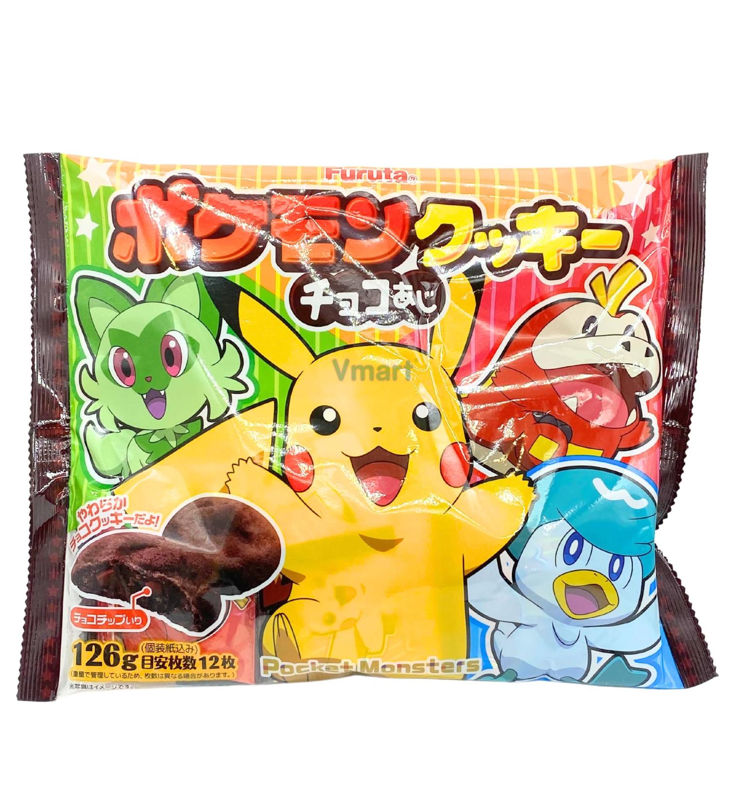 Furuta Pokemon Cookies Chocolate Flavour 126g - Buy Online on GoSupps.com