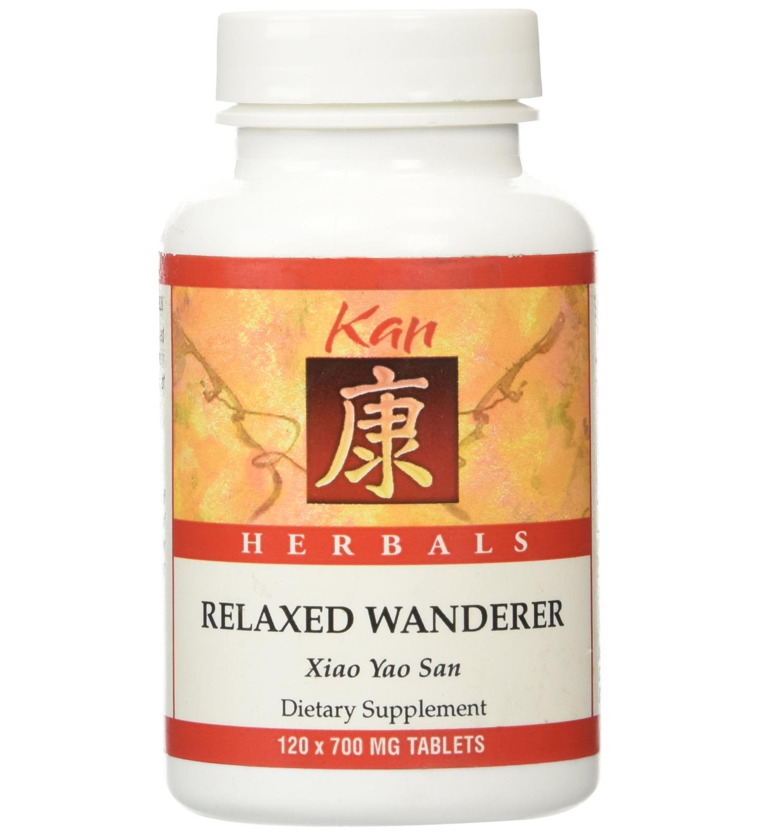 Kan Herbs Herbals Relaxed Wanderer 120 tabs - Natural Stress Relief Formula - Buy Online on GoSupps.com