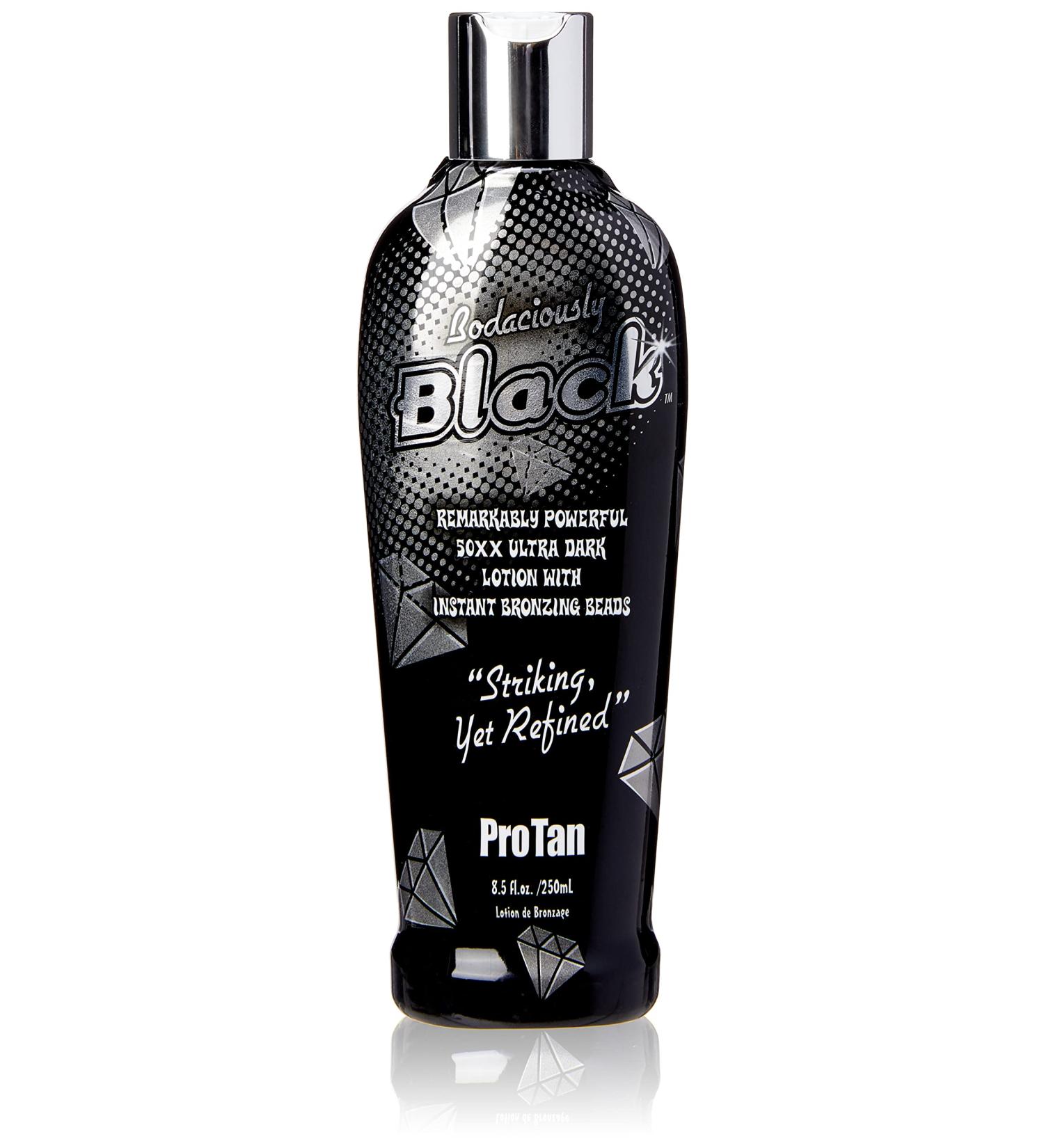 Pro Tan Black 50XX Ultra Dark Sunbed Lotion 250 ml - Get Bodaciously Remarkable Results - Buy Online on GoSupps.com