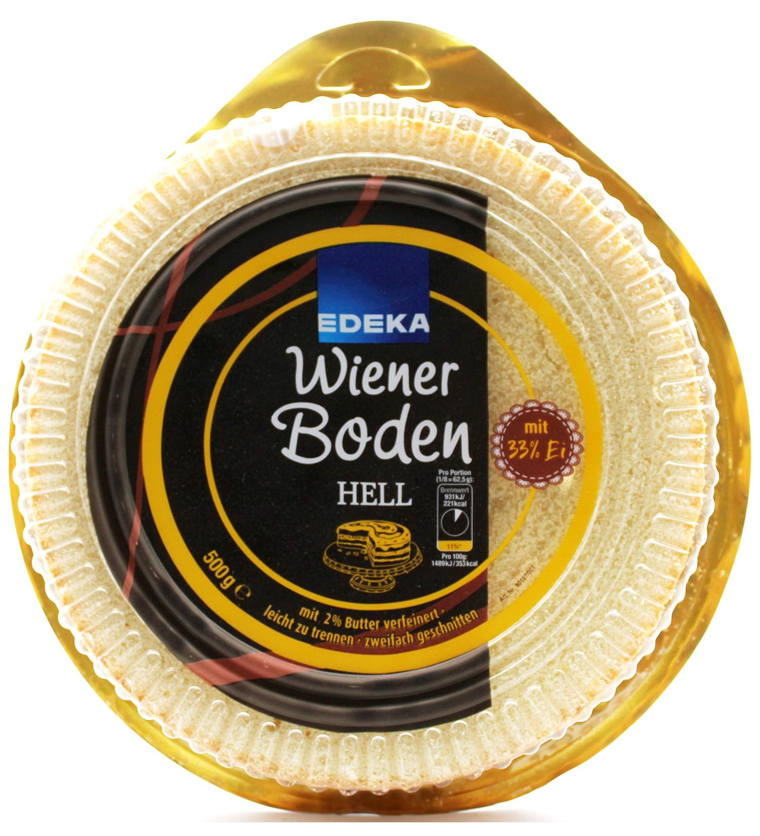 Edeka Wiener Boden light pack of 8 (8 x 500g)