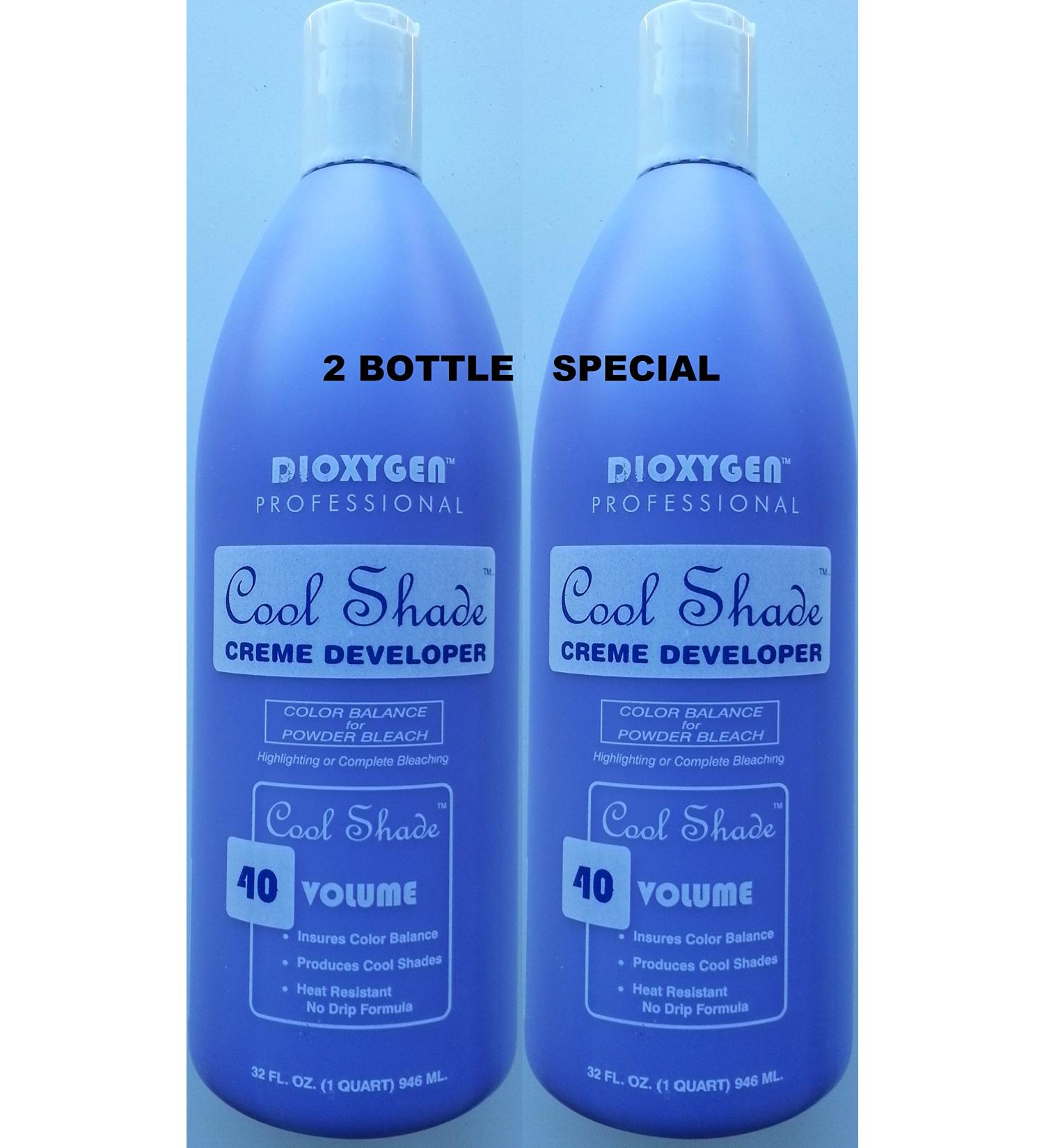 Dioxygen Professional Cool Shade Creme Developer 40 Volume 32 Fl. Oz