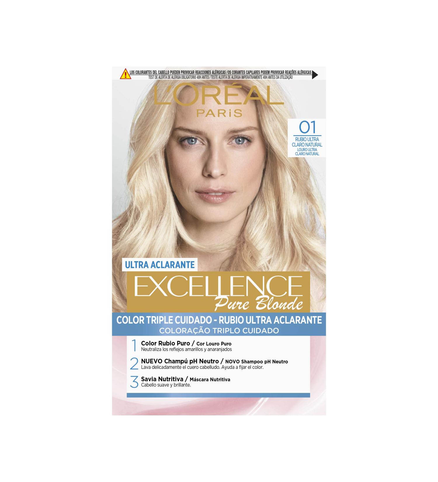 Buy Excellence Blonde N.1 0.1 - Premium Hair Color & International Shipping - Buy Online on GoSupps.com