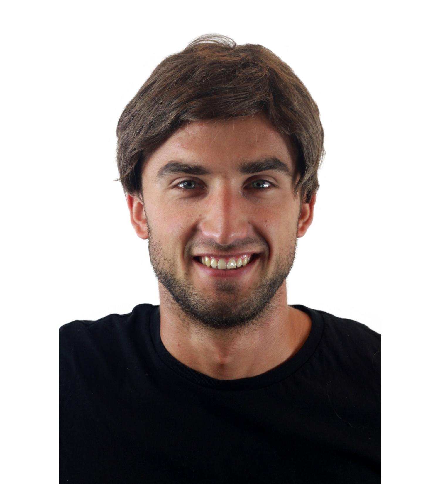 Men's Brown Short Hair Wig - GFW355A-8 Toupee | 1 Pack Medium Blonde Hair - Wig Me Up - Buy Online on GoSupps.com