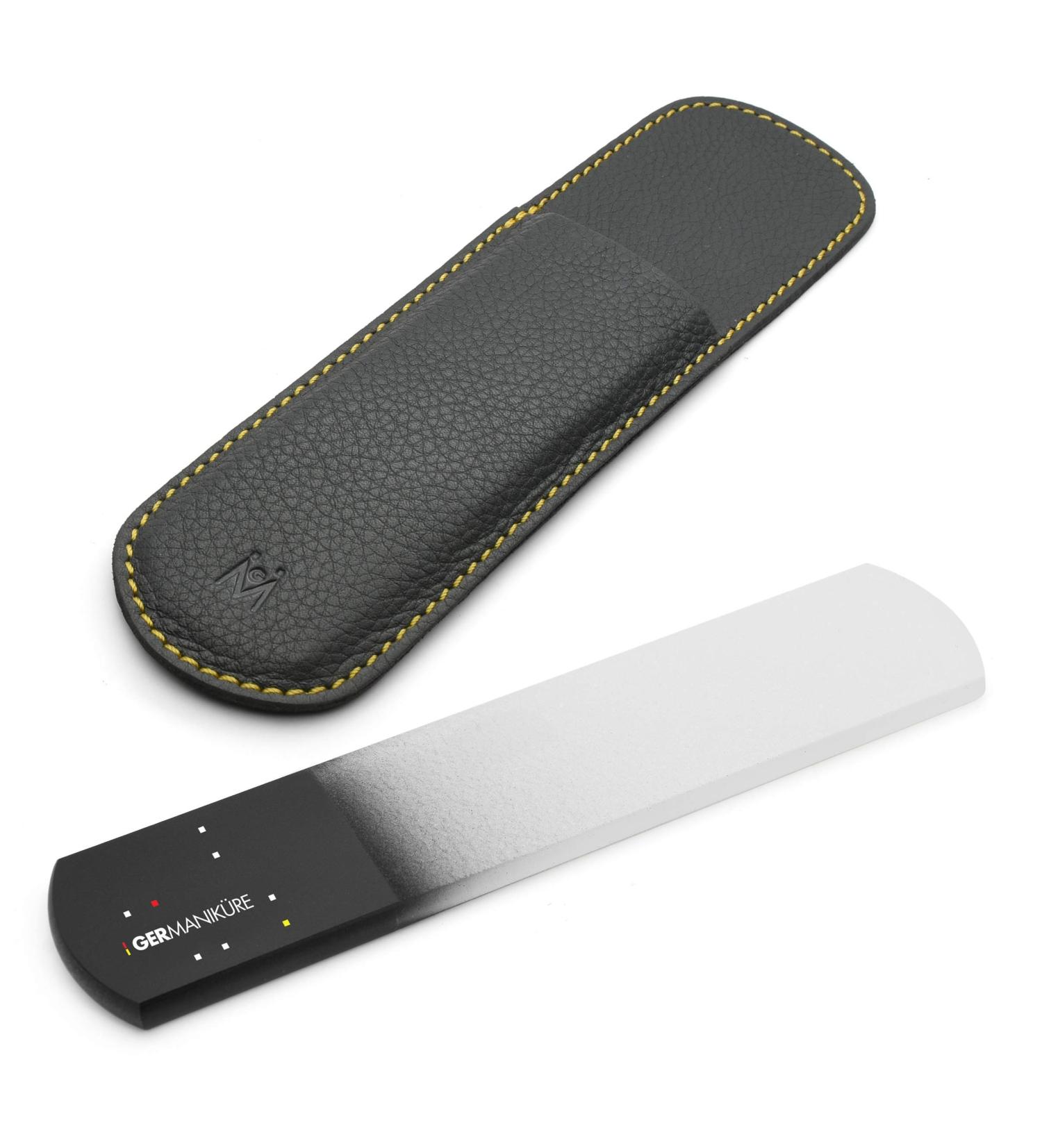 GERMANIKURE Pedicure Bar Foot File & Callous Remover with Leather Case - Ethically Made in Czech Republic - Buy Online on GoSupps.com