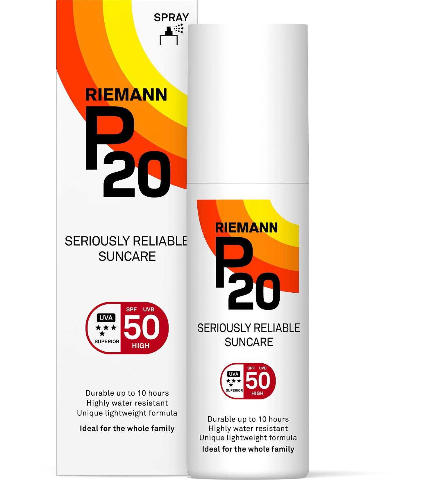 Riemann P20 Sunscreen Spf 50 Spray 100ml Standard Packaging - Buy Online on GoSupps.com