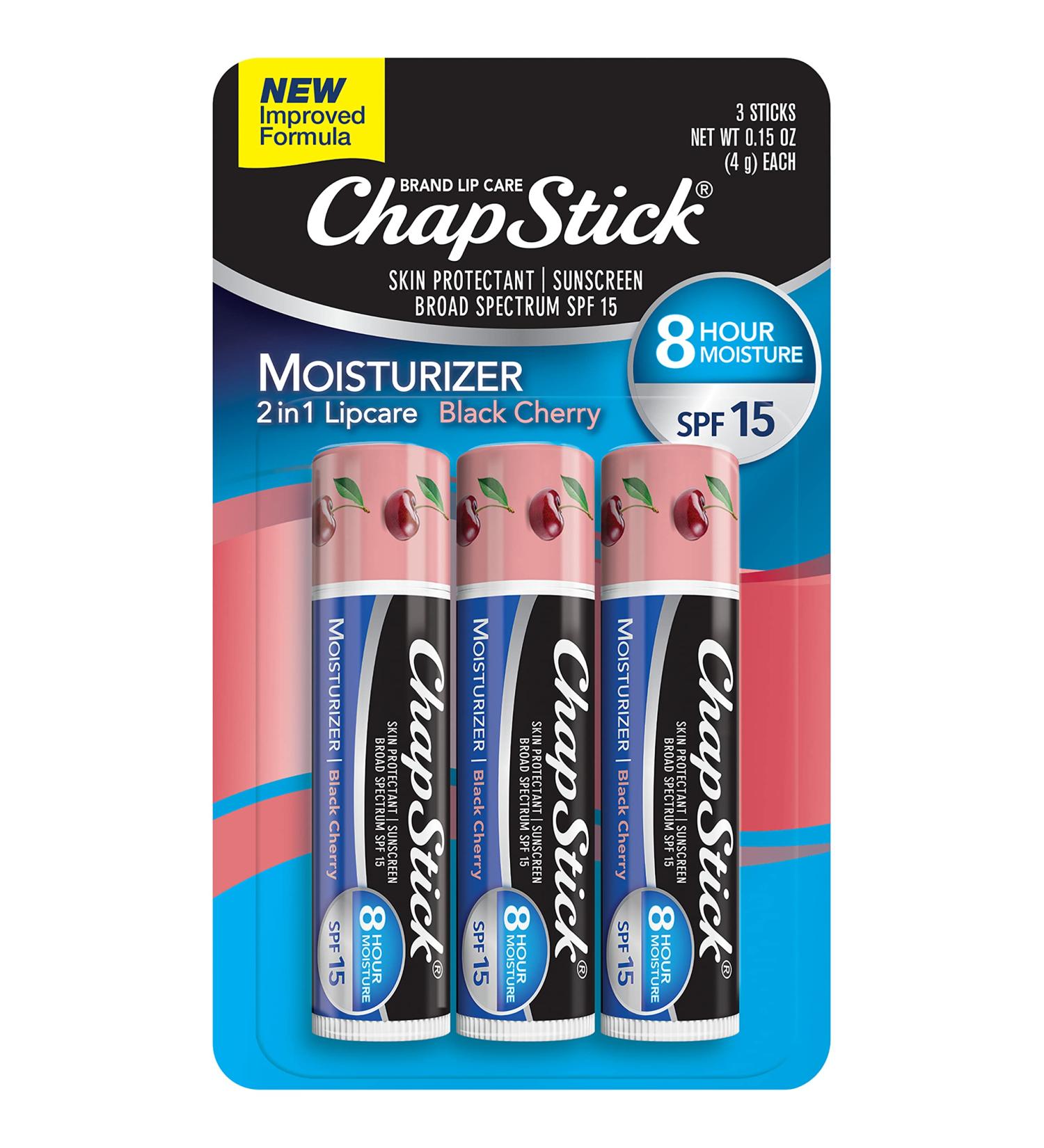 ChapStick Lip Balm 3 Pack - Hydrating Lip Care Set - Buy Online on GoSupps.com