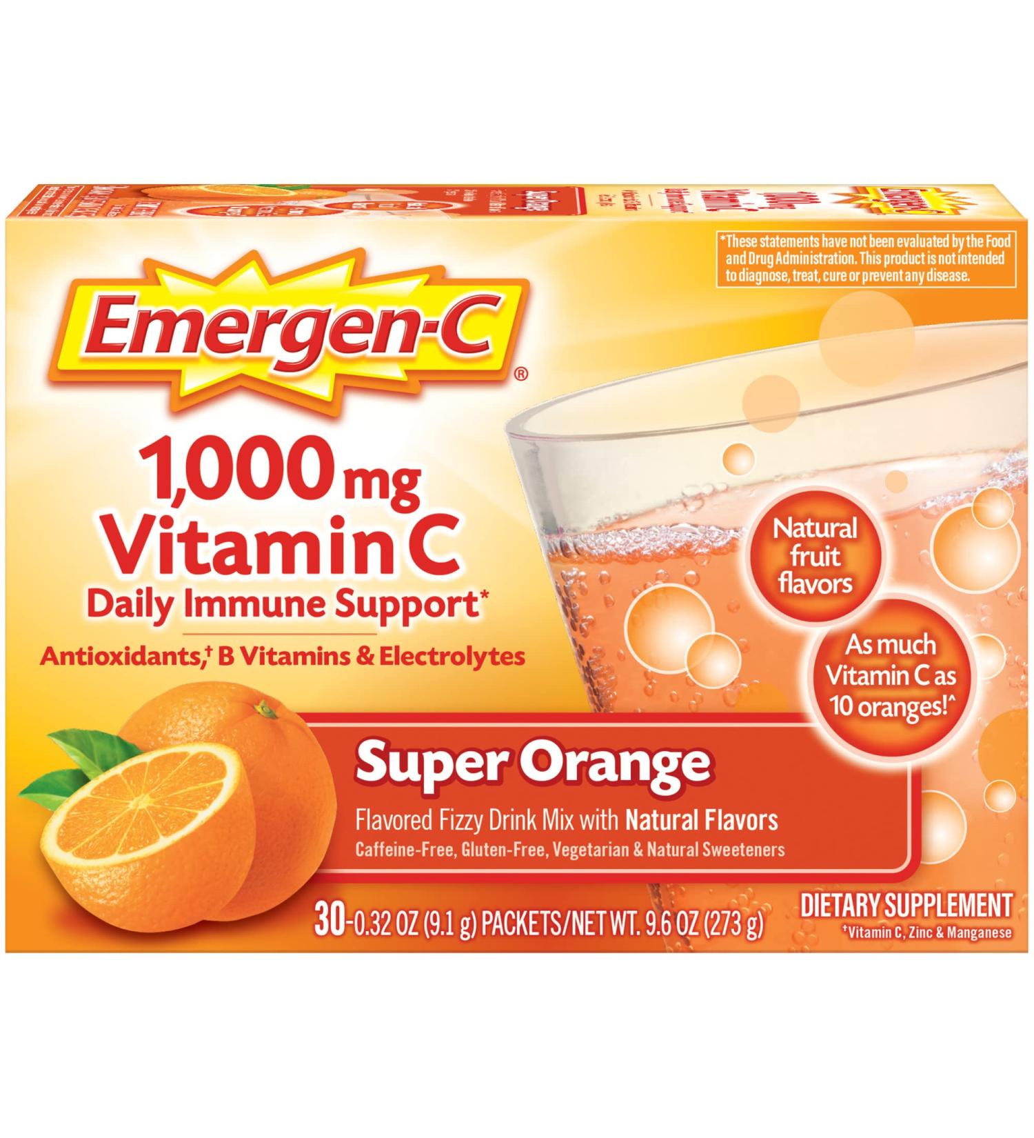 Emergen C Emergen C Super Orange 30 Sachet