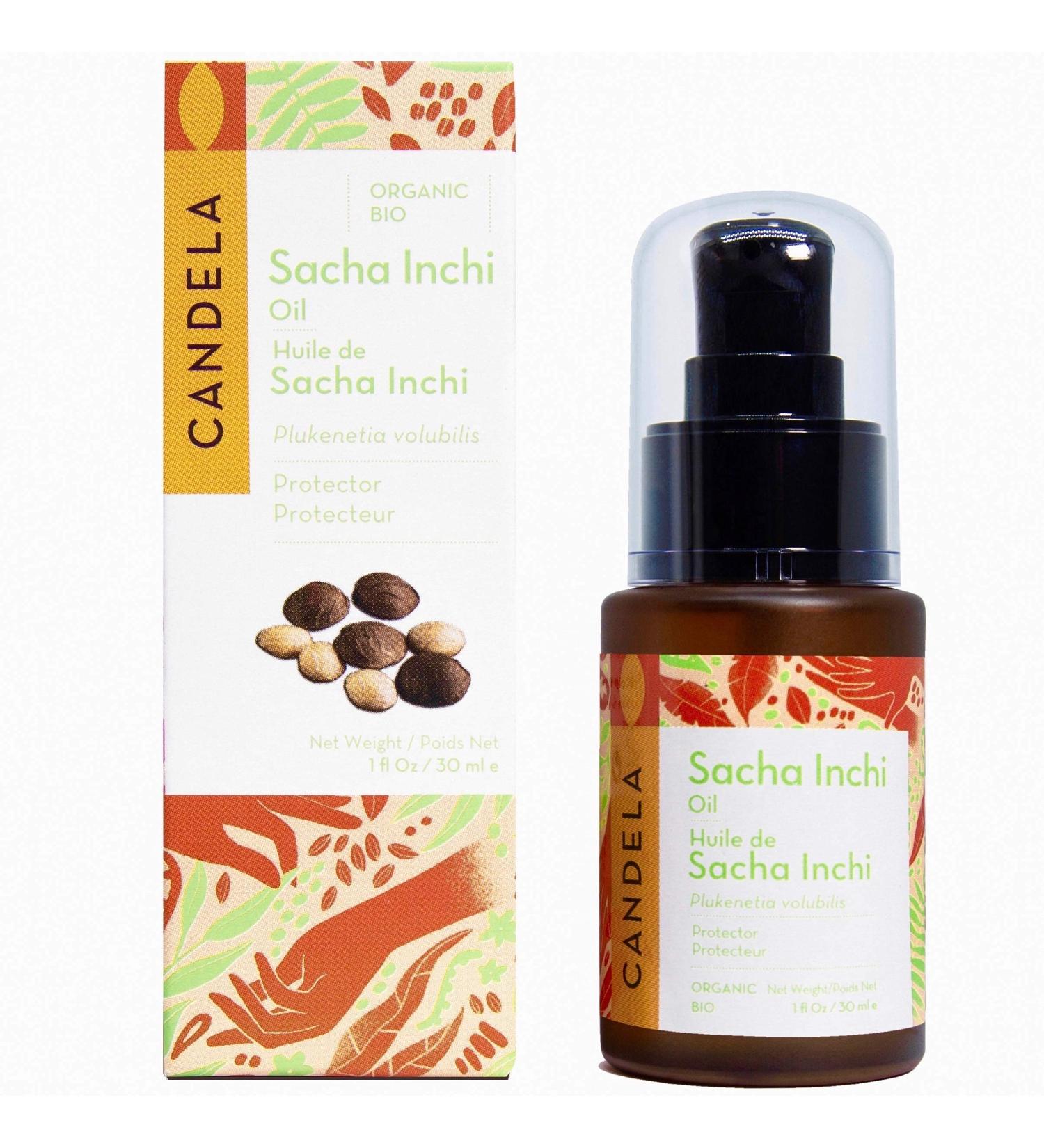 Organic Sacha Inchi Face Oil - Pure Cold-Pressed Oil for Oily Acne-Prone Skin | 30ml (1 Fl Oz - Buy Online on GoSupps.com