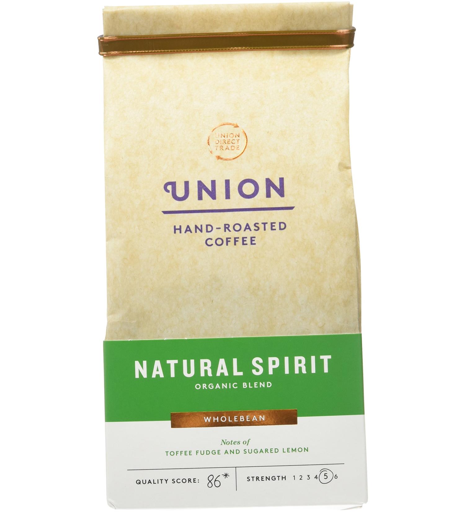 Union Hand Roasted Coffee Organic Wholebean 200g - Buy Online on GoSupps.com