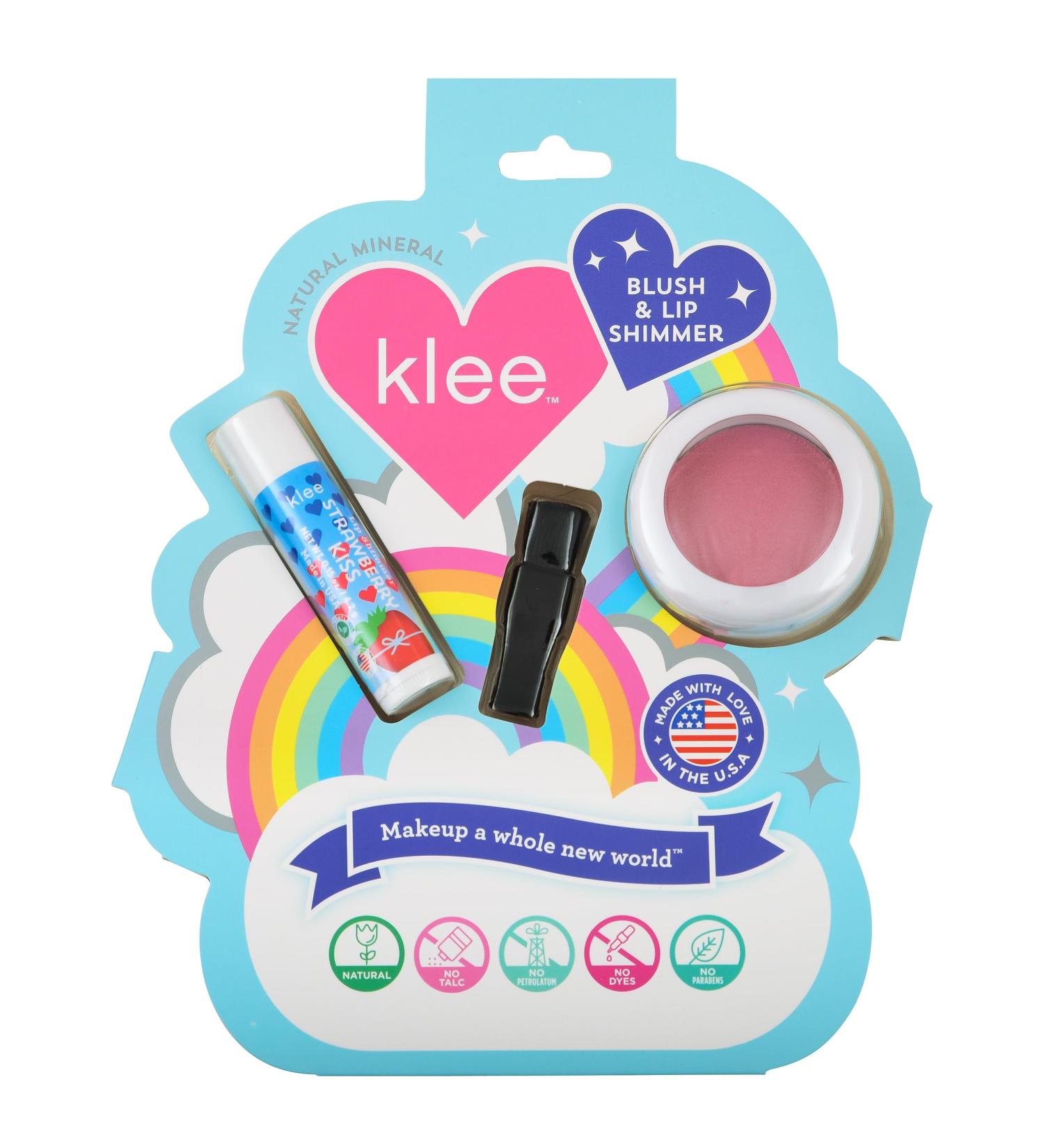 Luna Star Klee Blush & Lip Shimmer Kit | Non-Toxic Kid-Friendly Makeup | Made in USA - Sweet Cherry Spark - Buy Online on GoSupps.com