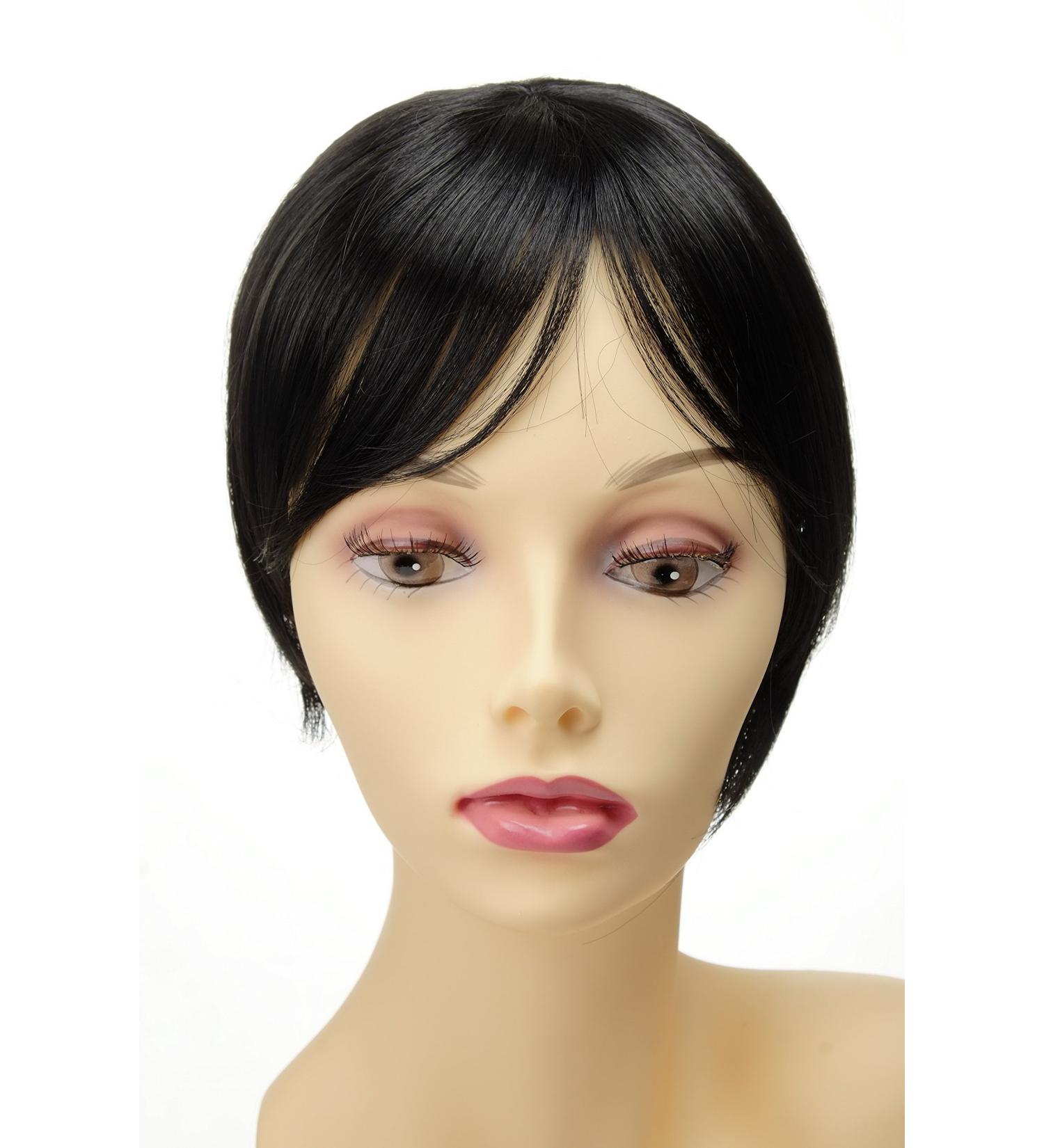 WIG ME UP Hairpiece Toupee - Velvet Black Clip-In Hair Replacement - Q022-GGO-1B - International Shipping Available - Buy Online on GoSupps.com