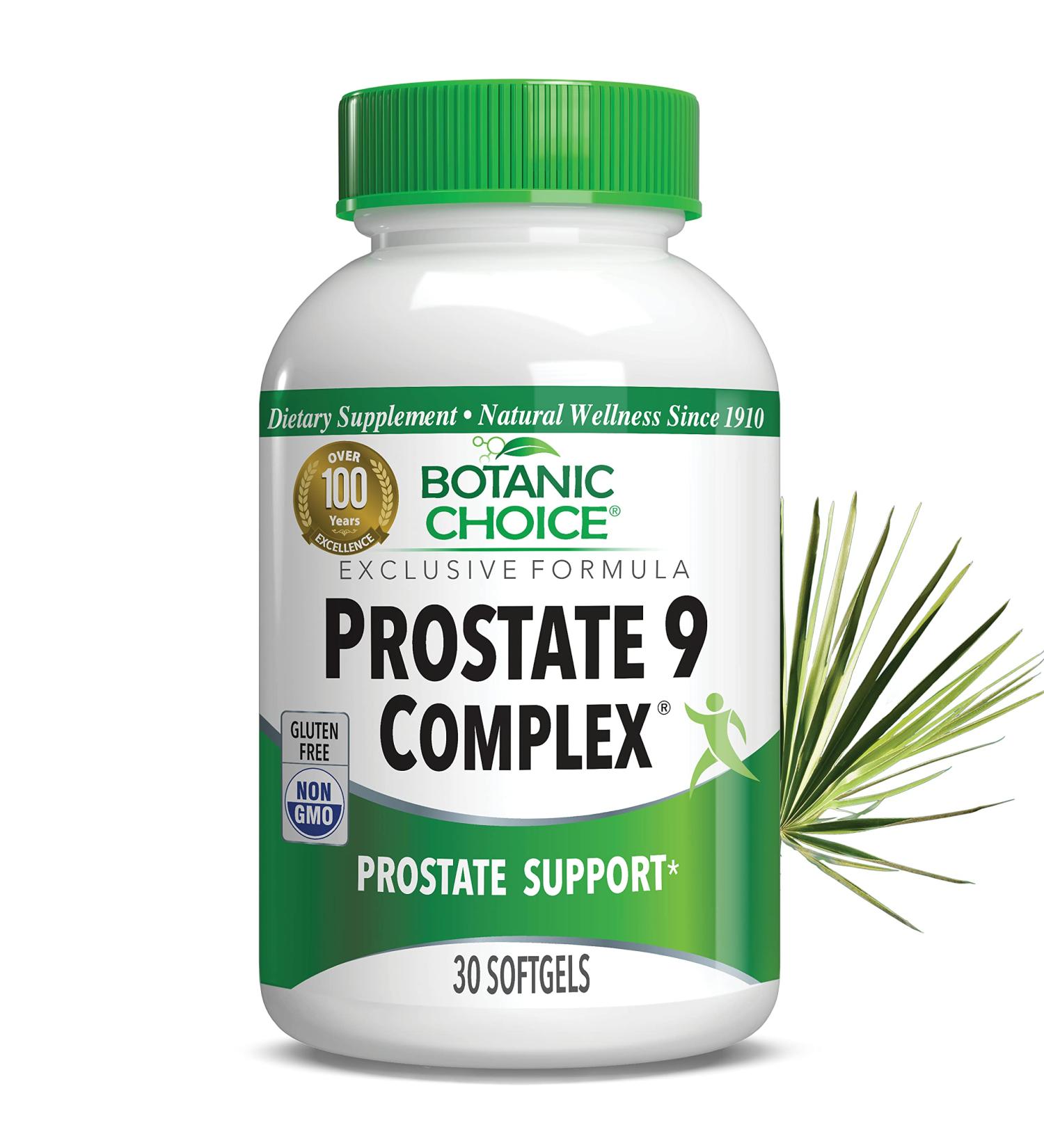 Botanic Choice Prostate 9 Complex - Advanced Prostate Health Supplement for Men - 30 Softgels - Buy Online on GoSupps.com